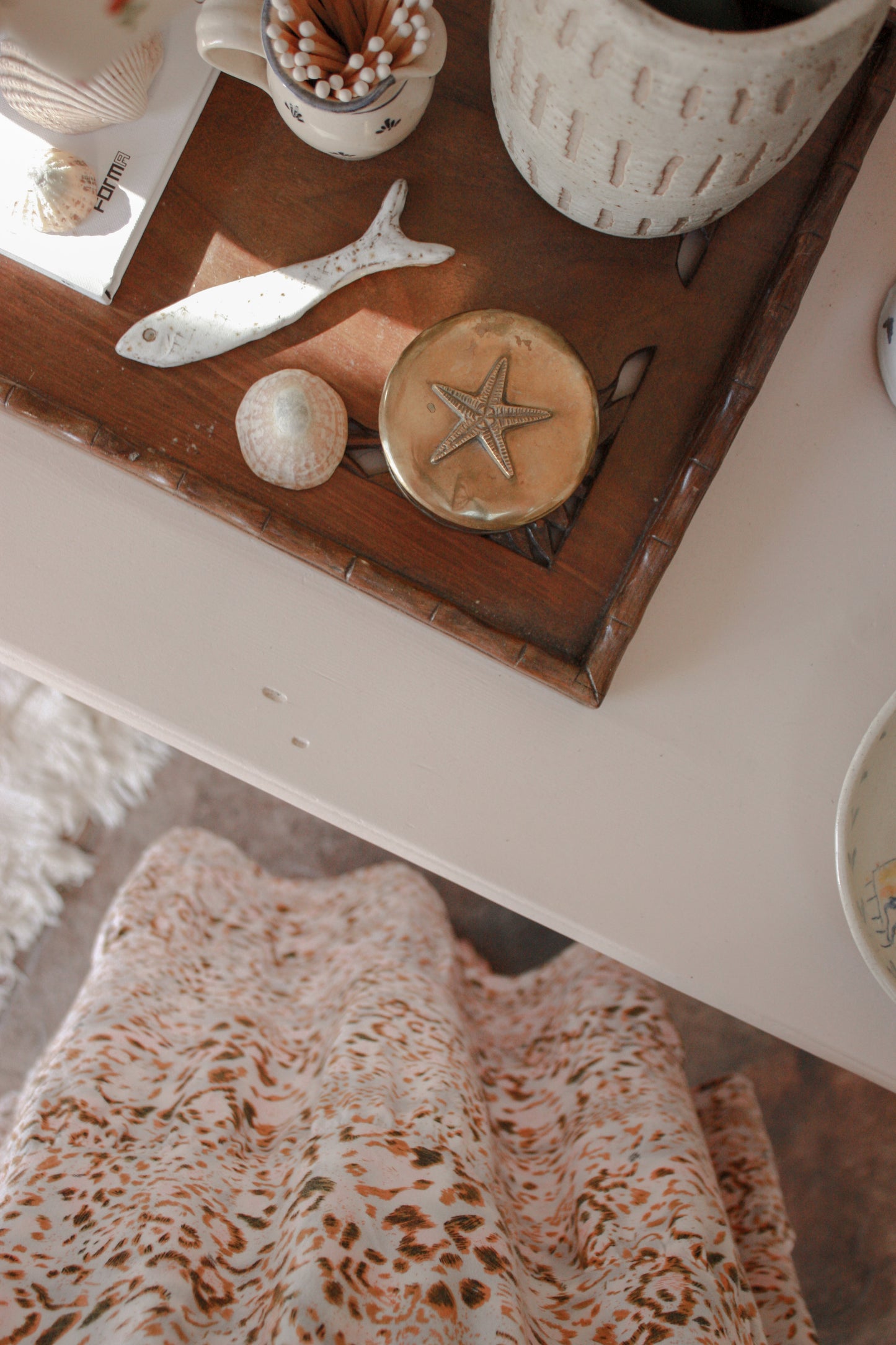 Vintage brass starfish trinket