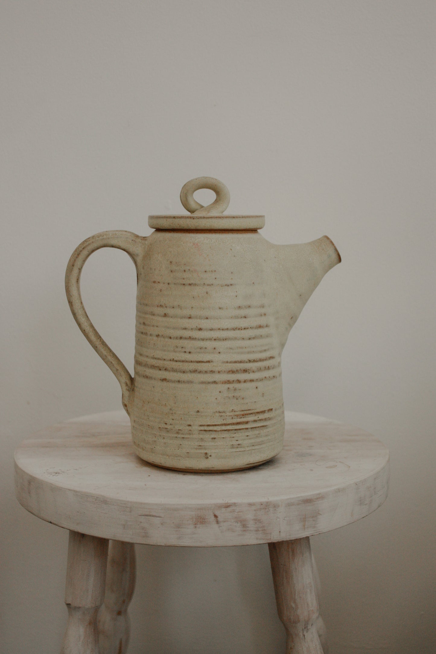Vintage studio pottery coffee pot