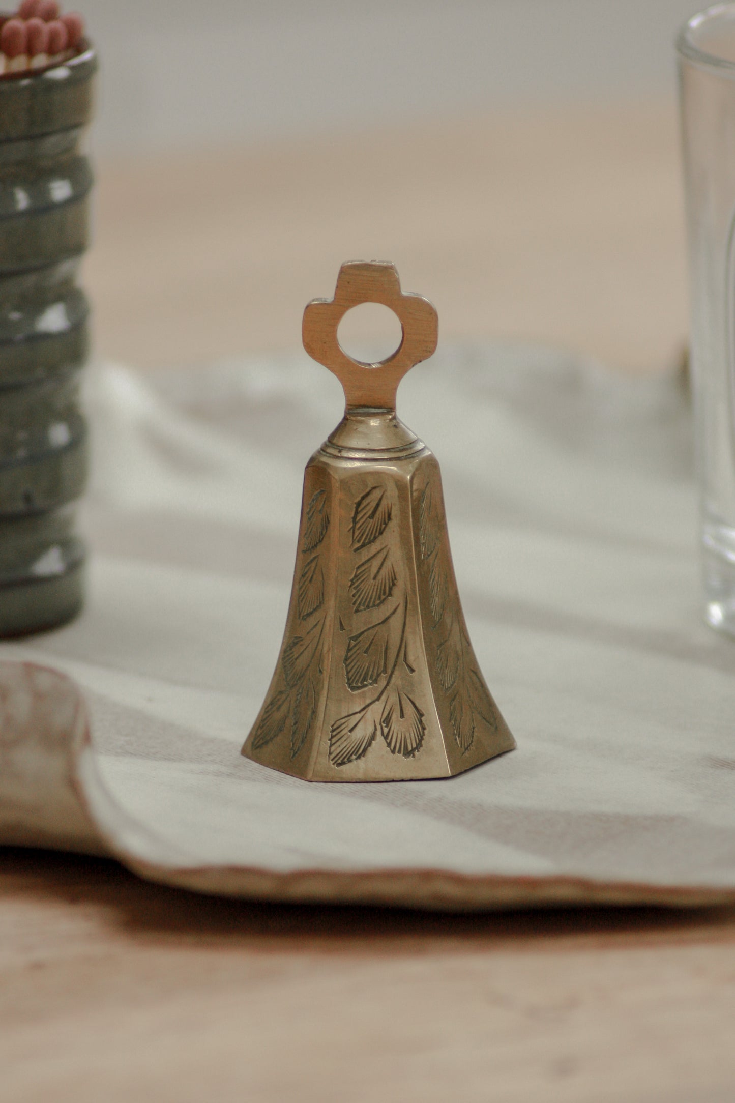 Vintage Indian brass candle snuffer