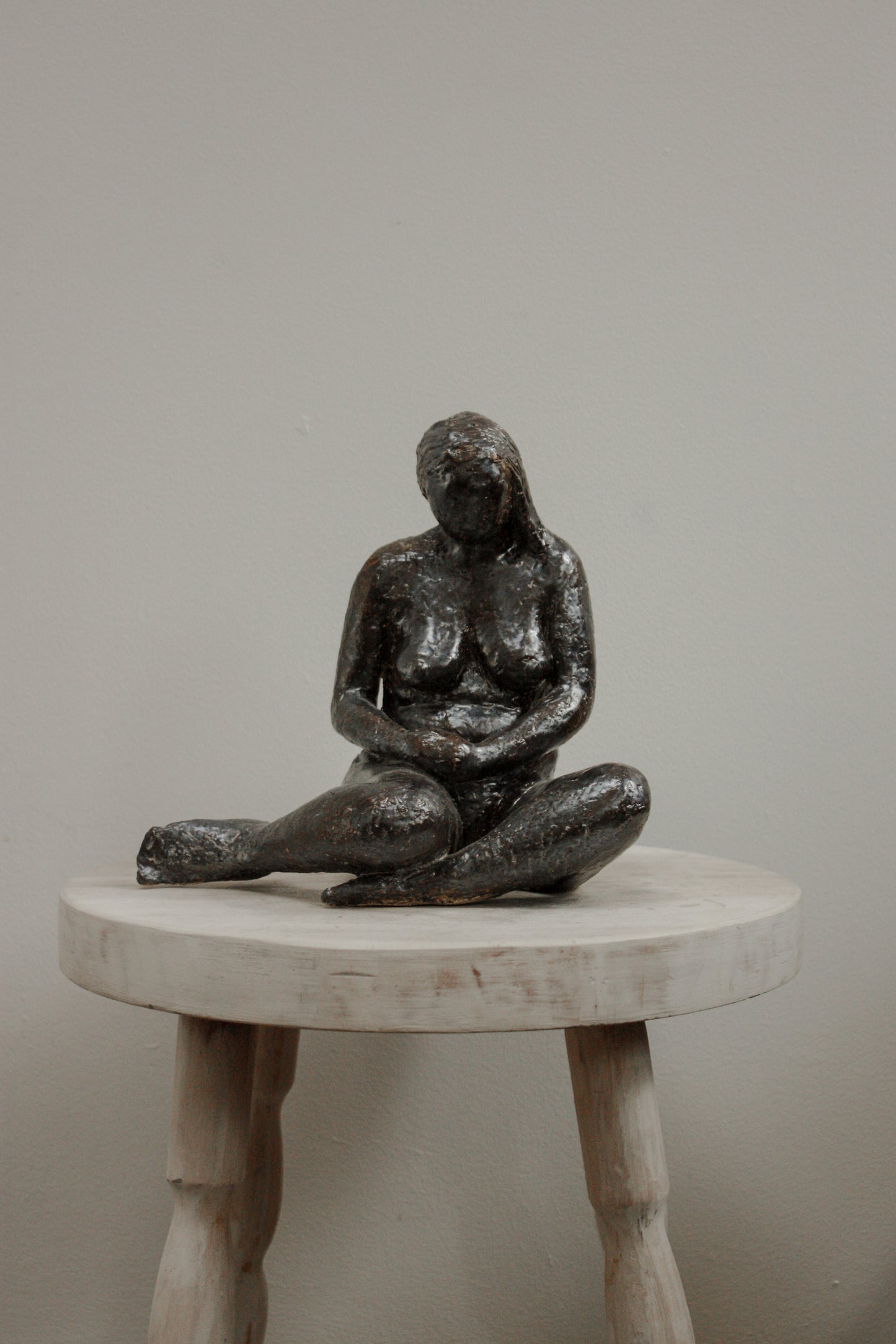 Vintage art pottery sculpture - “Acceptance”