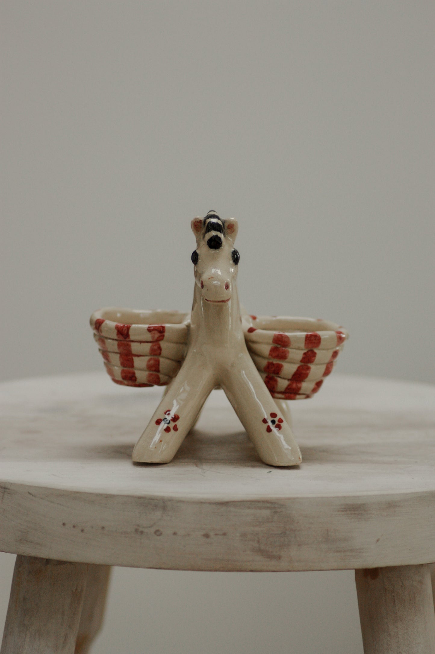 Vintage studio pottery horse sculpture