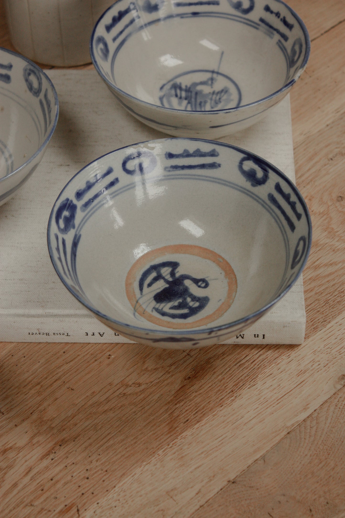 Vintage hand painted Japanese bowl (multiple styles)