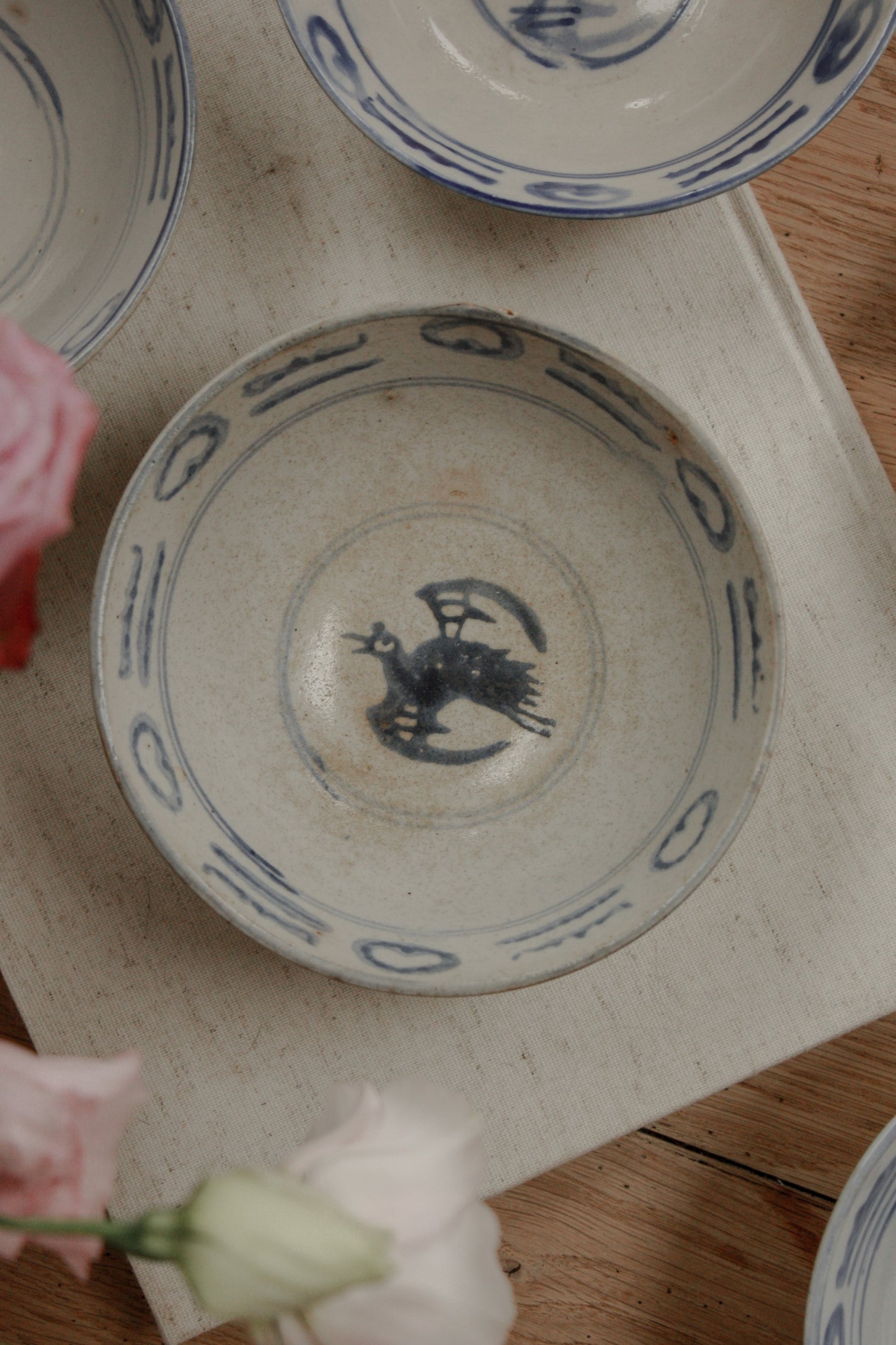 Vintage hand painted Japanese bowl (multiple styles)