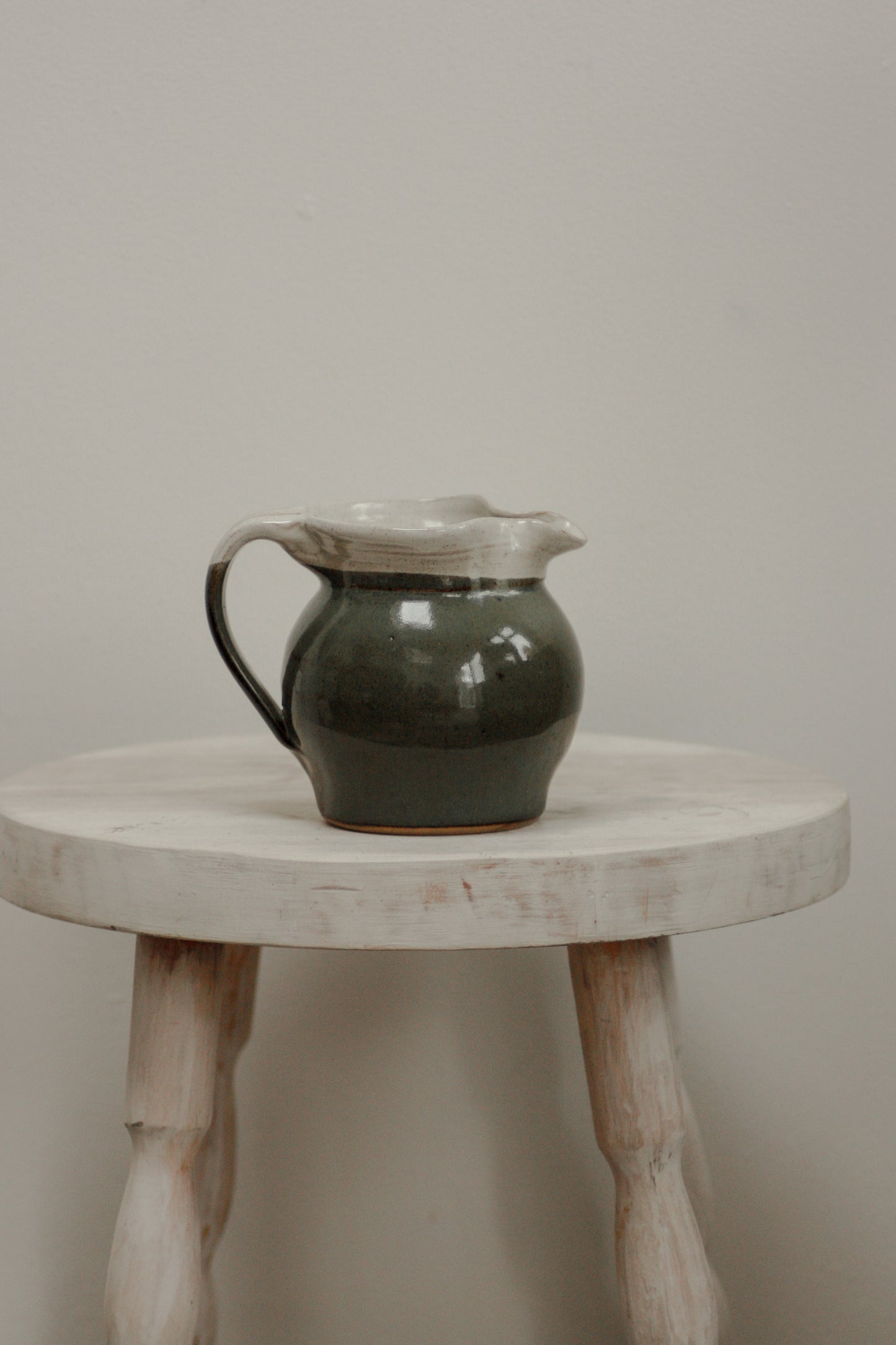 Studio pottery two-tone jug - Chiltern Pottery