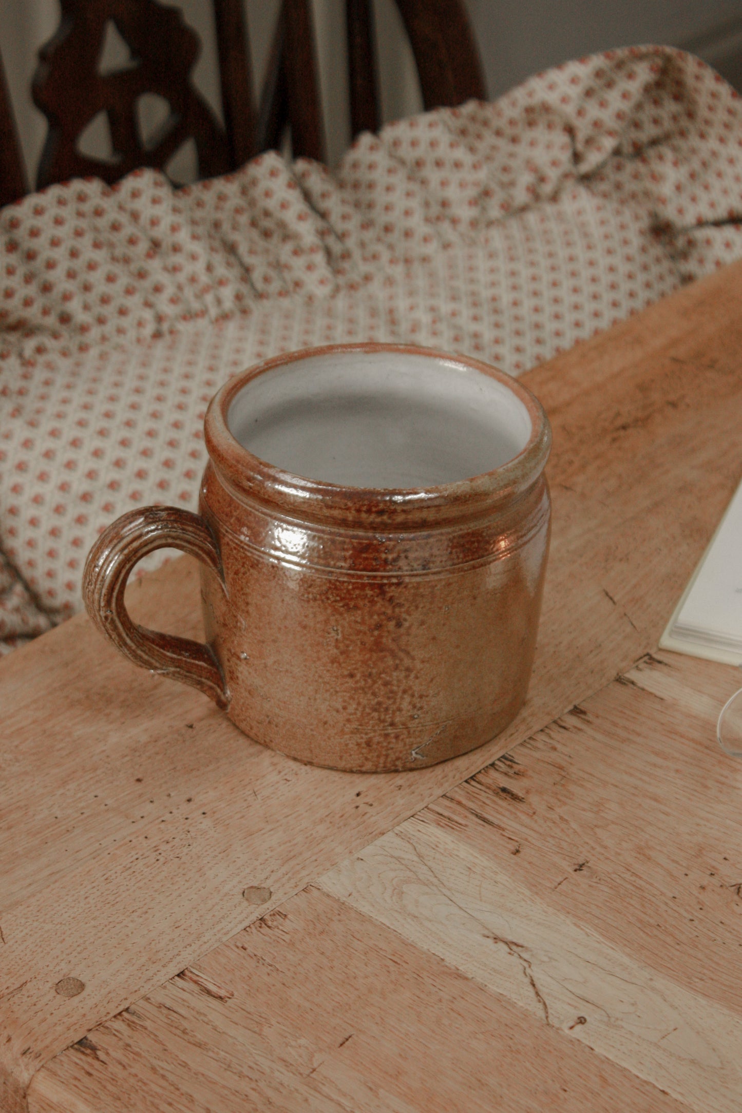 Vintage French stoneware confit - small size