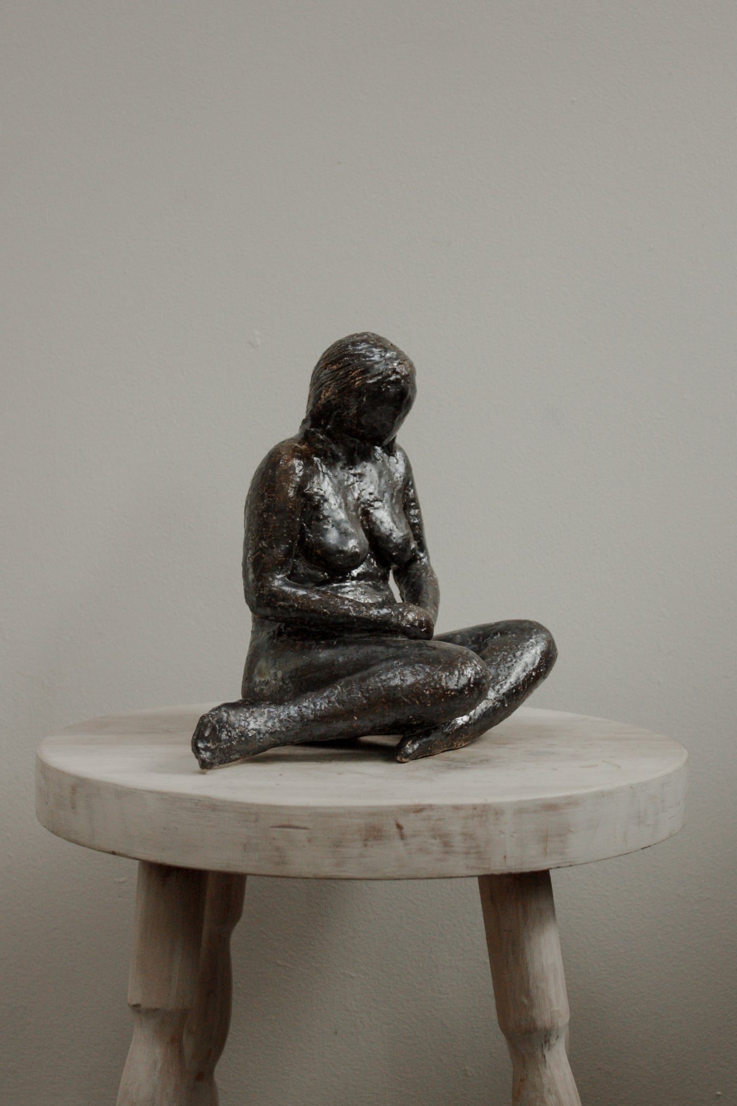 Vintage art pottery sculpture - “Acceptance”