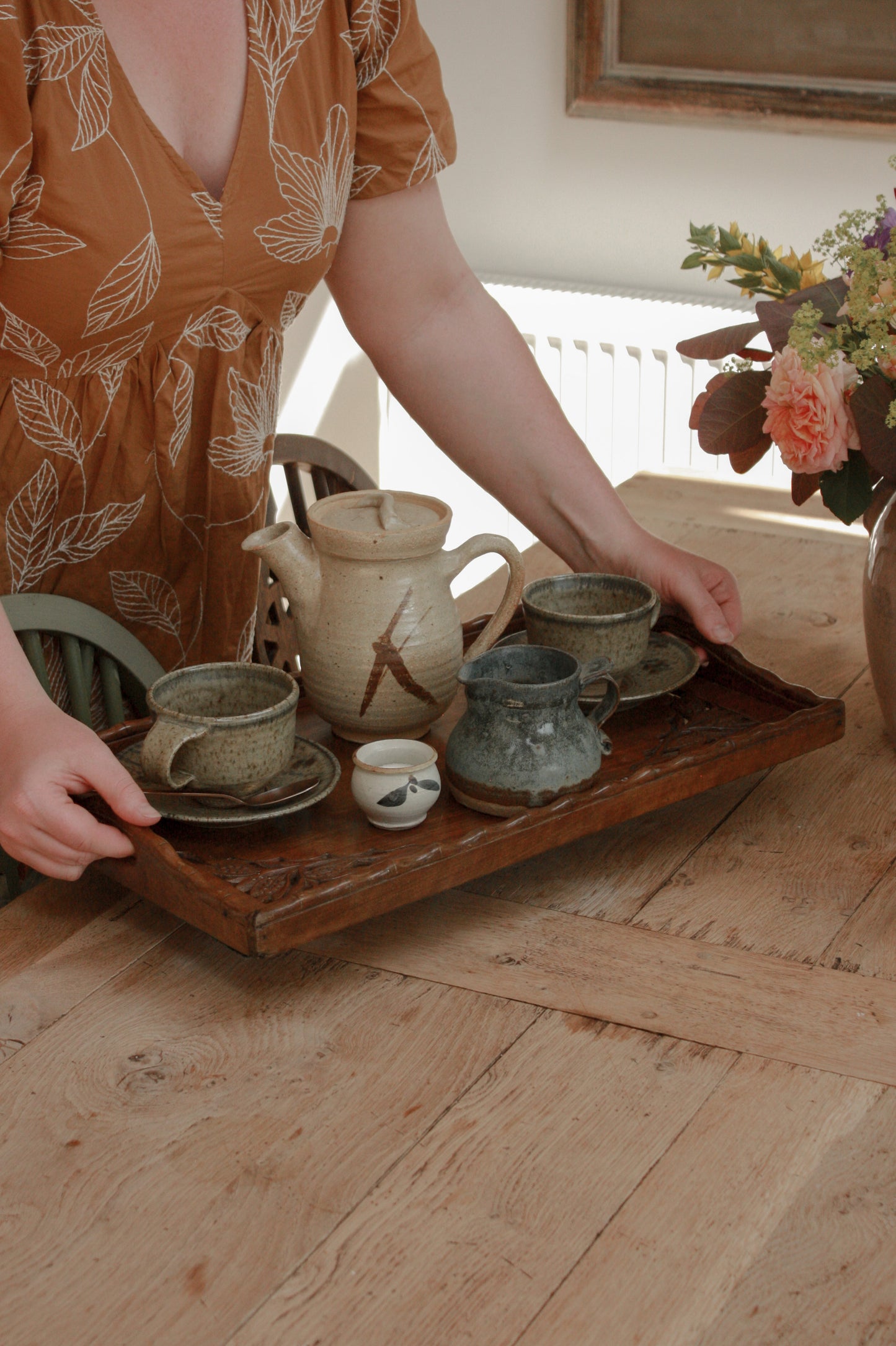Vintage studio pottery creamer