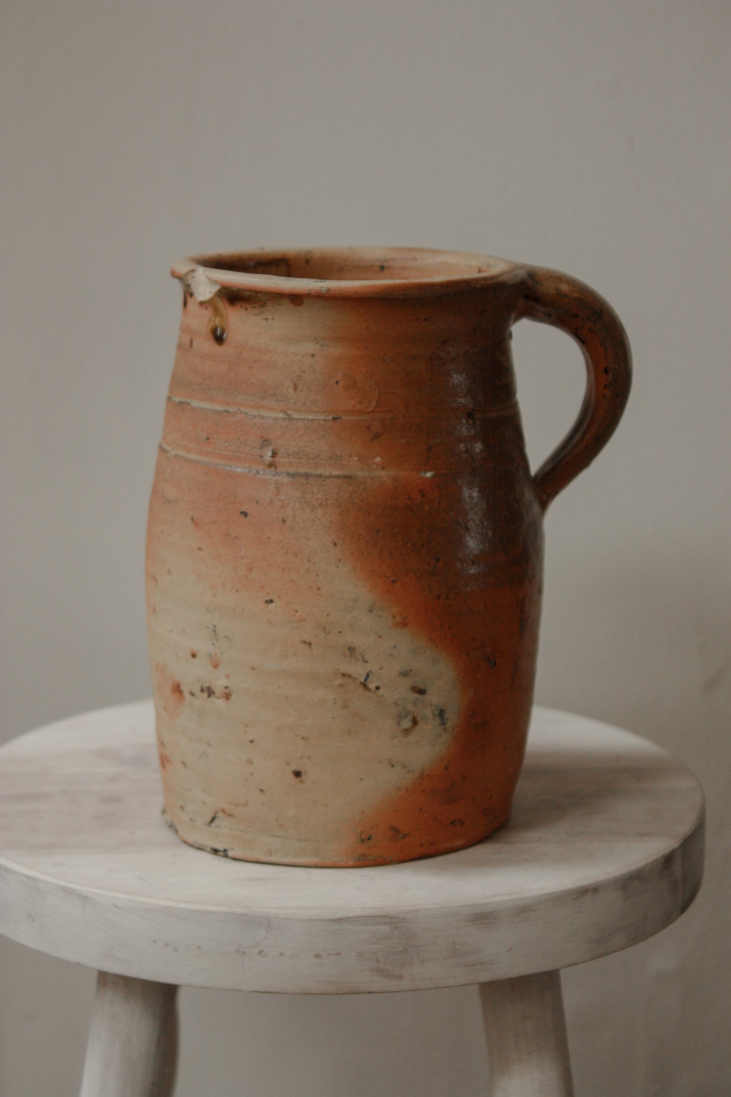 Vintage French earthenware pot