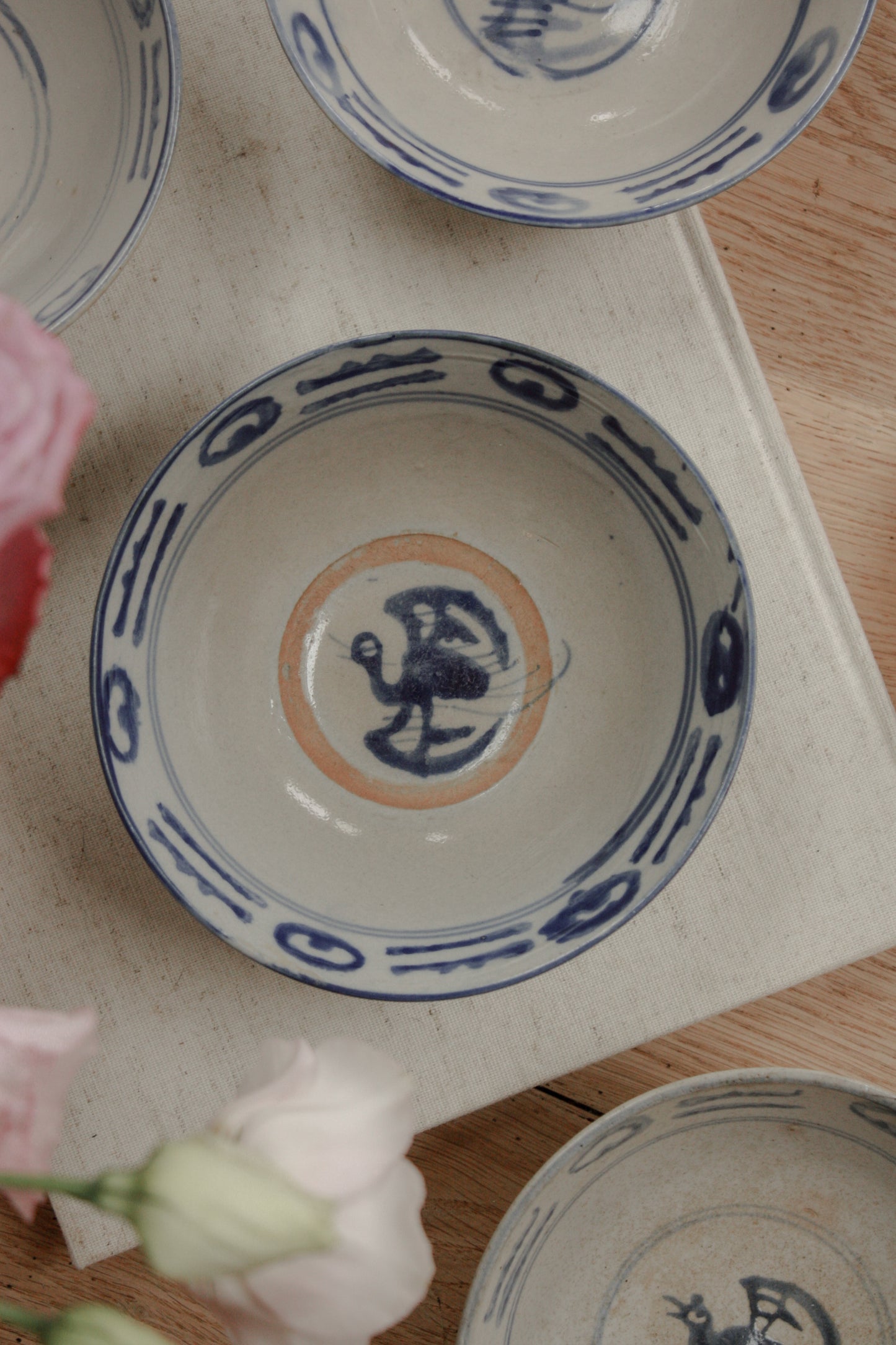 Vintage hand painted Japanese bowl (multiple styles)