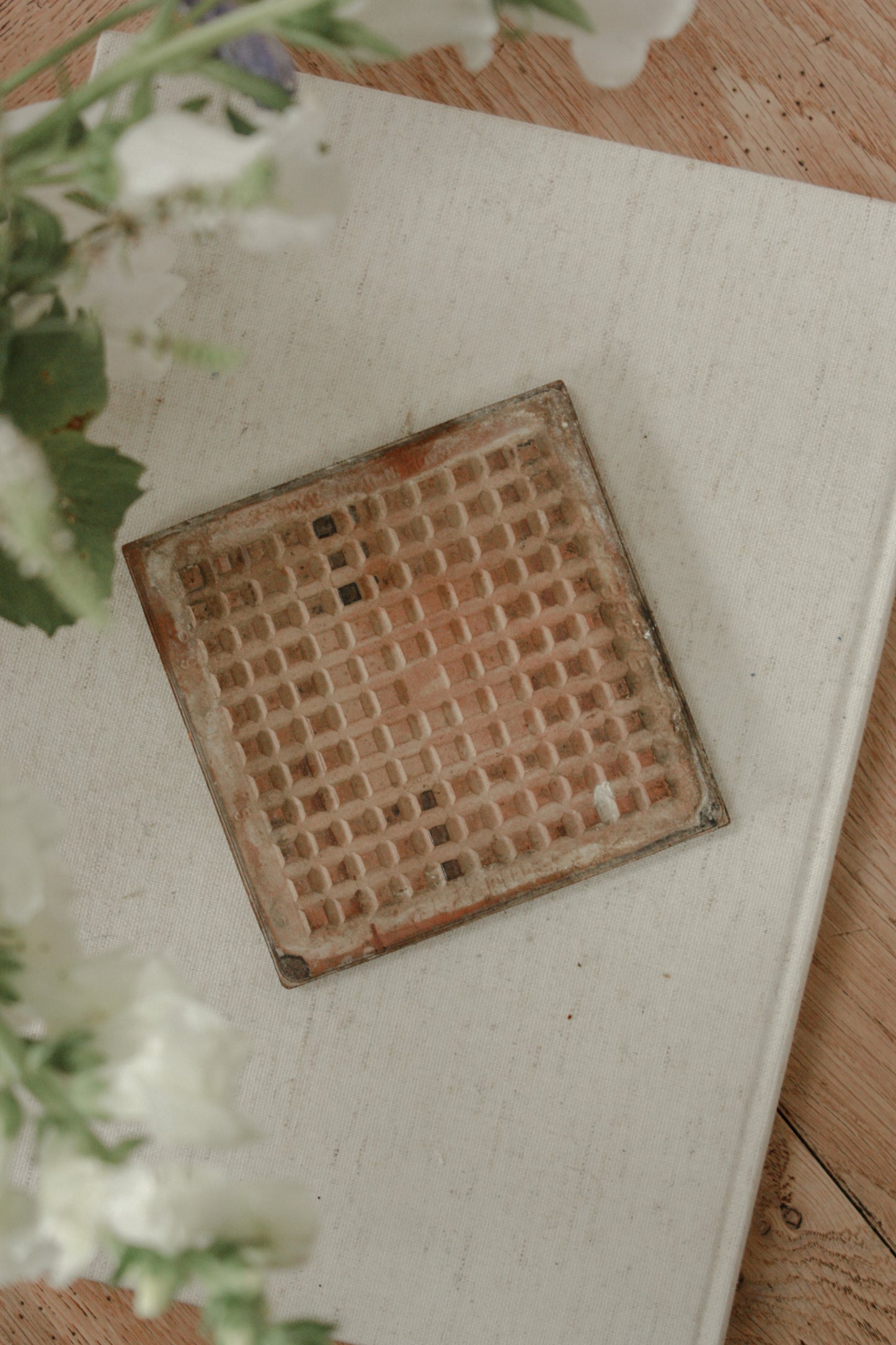 Vintage Italian earthenware tile
