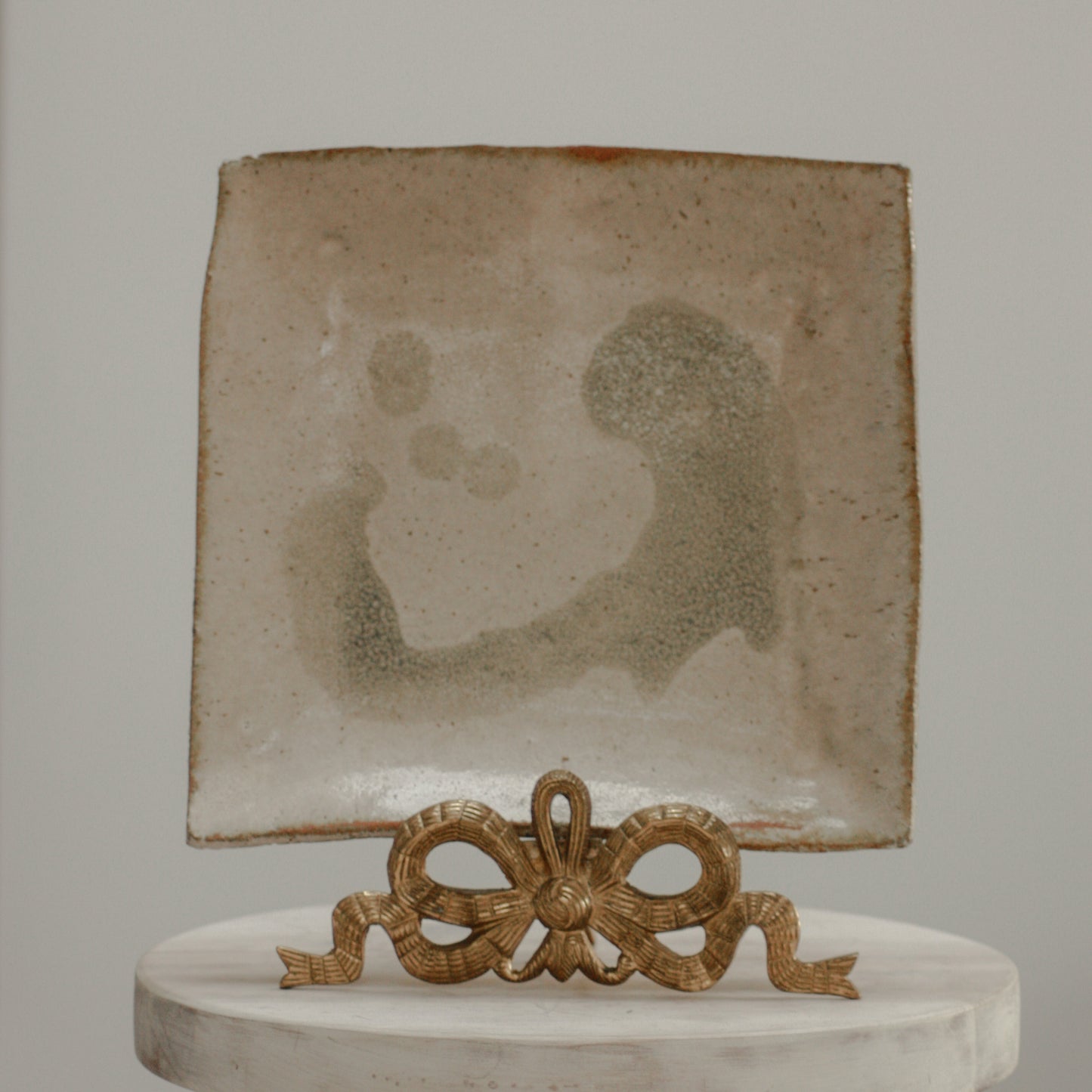 Vintage studio pottery dish