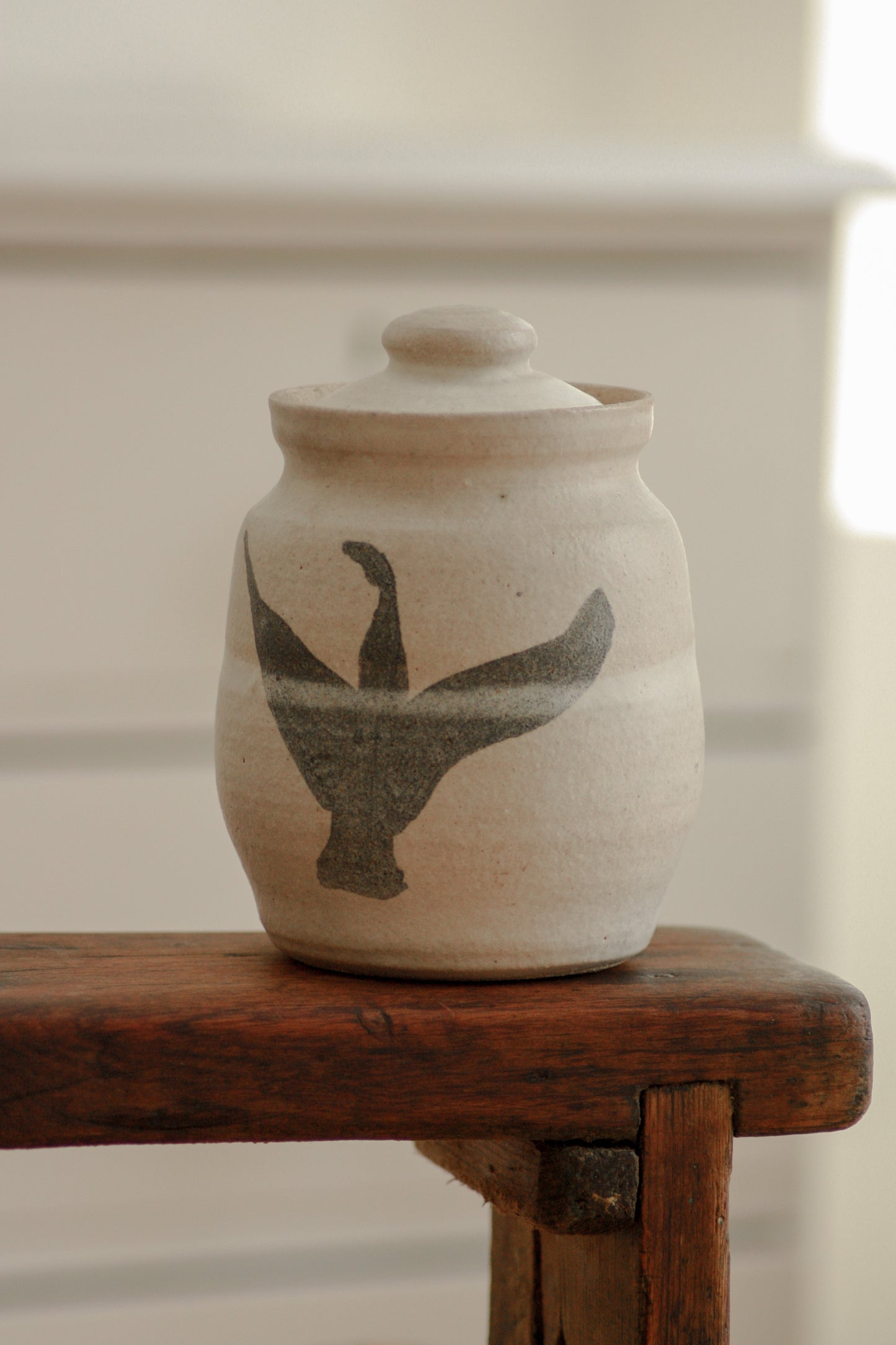 Vintage studio pottery pot