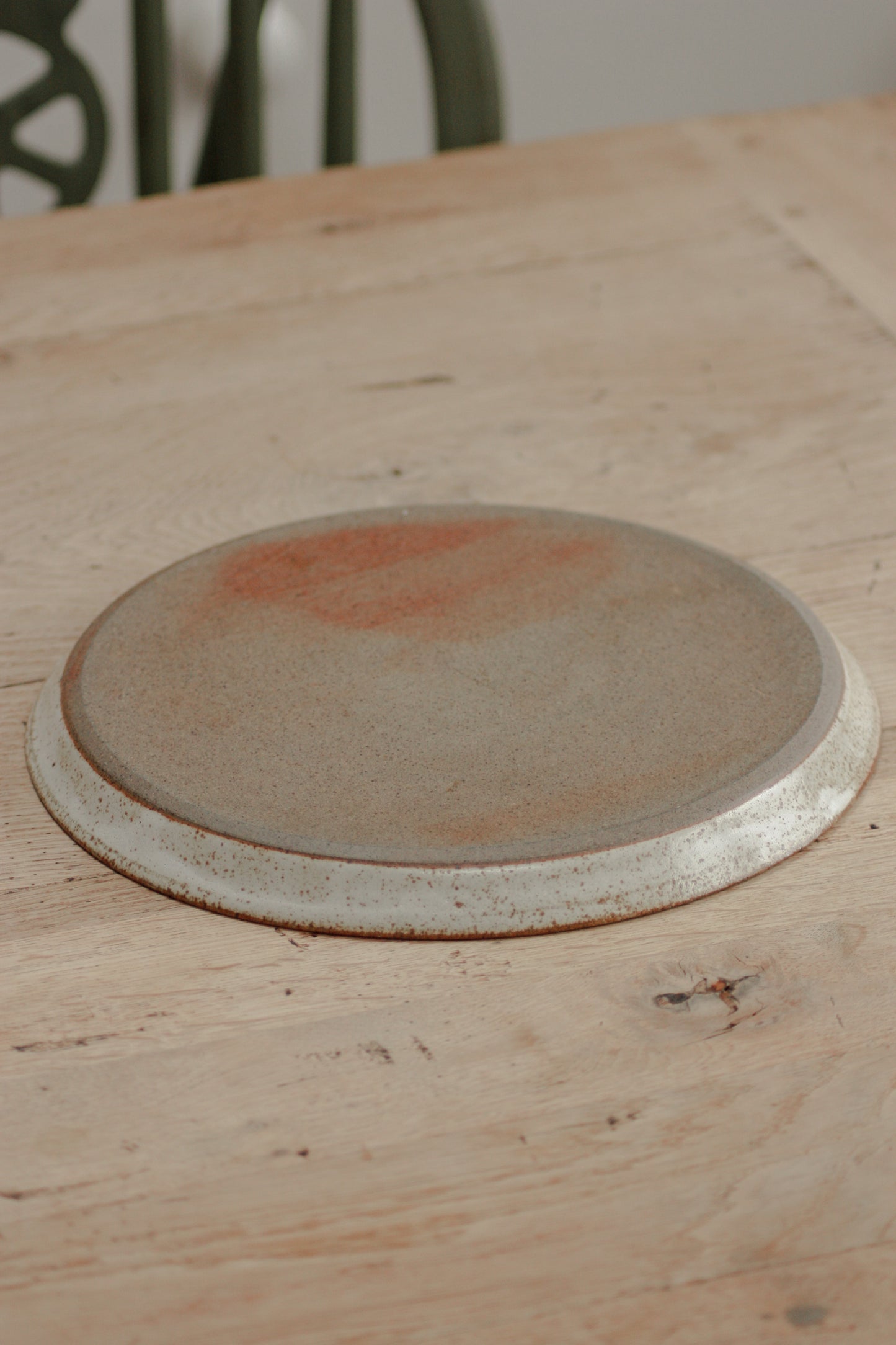 Vintage studio pottery rustic plate
