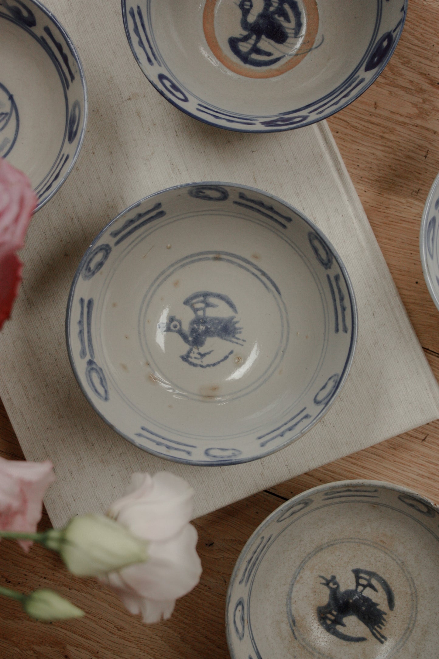 Vintage hand painted Japanese bowl (multiple styles)