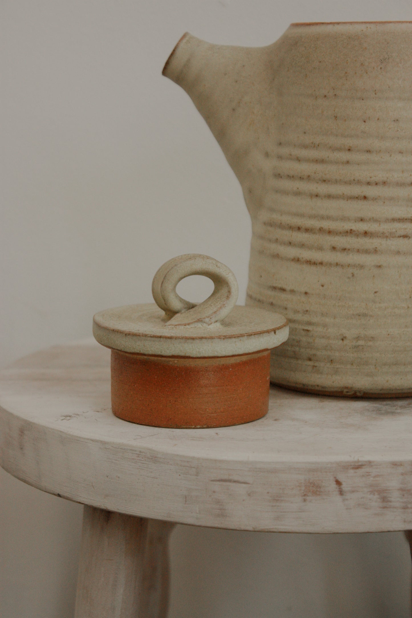 Vintage studio pottery coffee pot