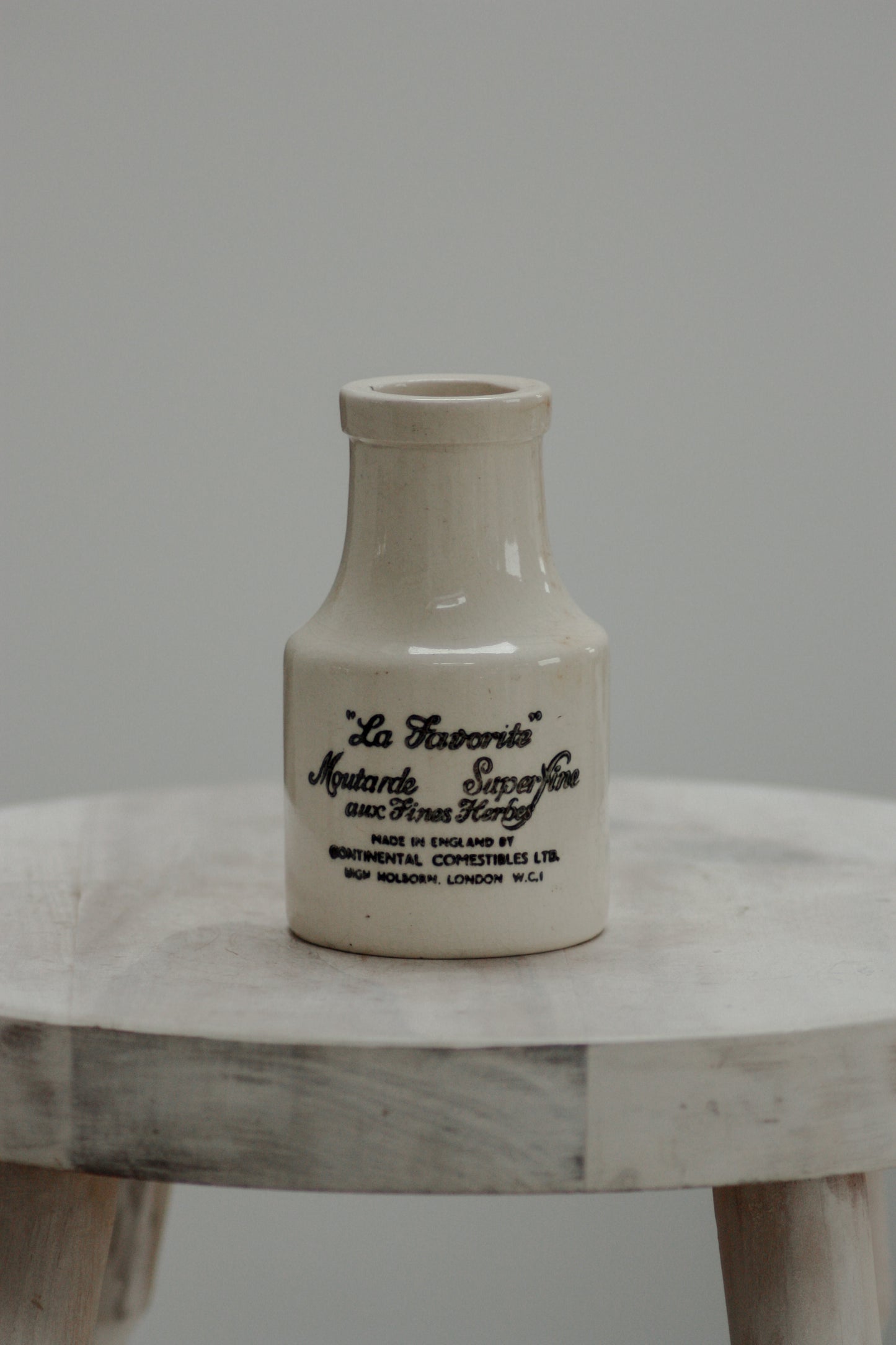 Vintage mustard pot