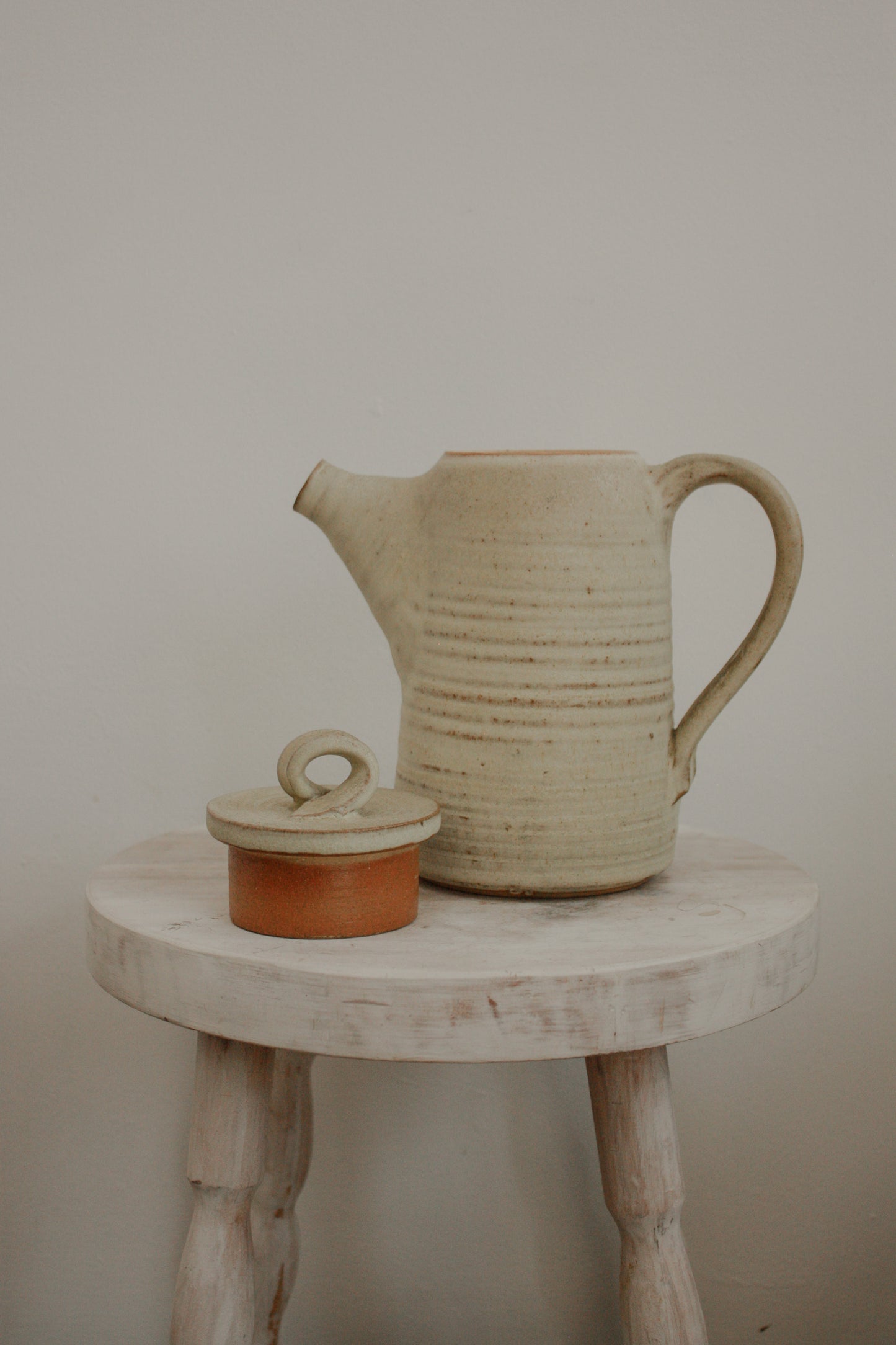 Vintage studio pottery coffee pot