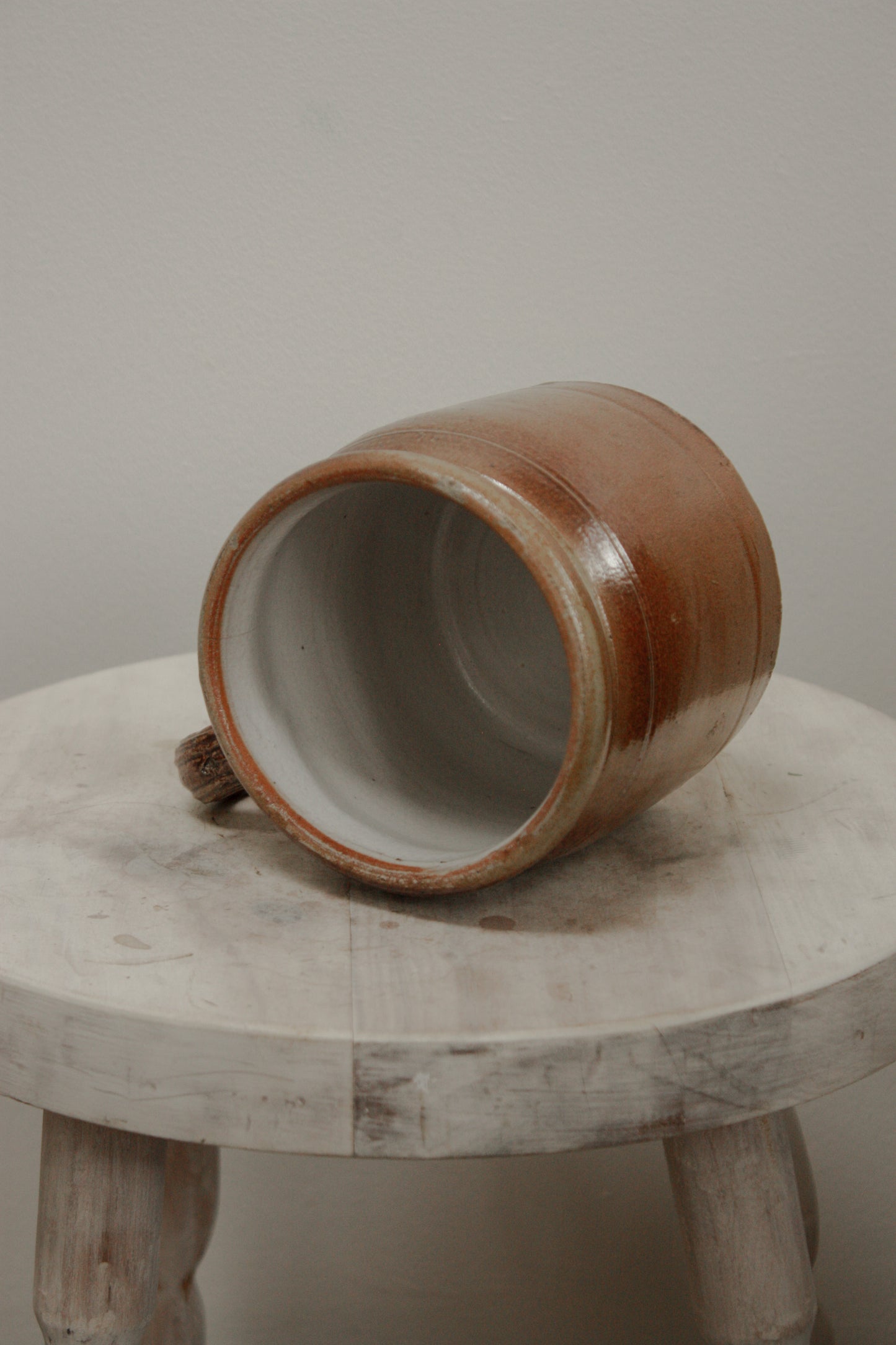Vintage French stoneware confit - small size