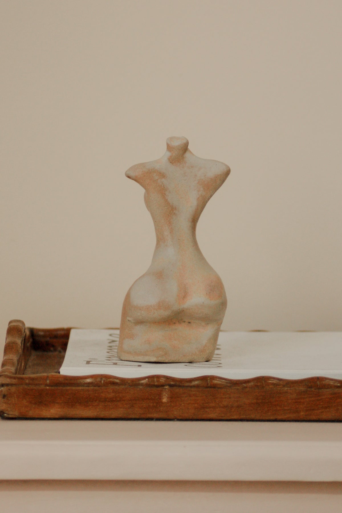 Art pottery sculpture - nude female form