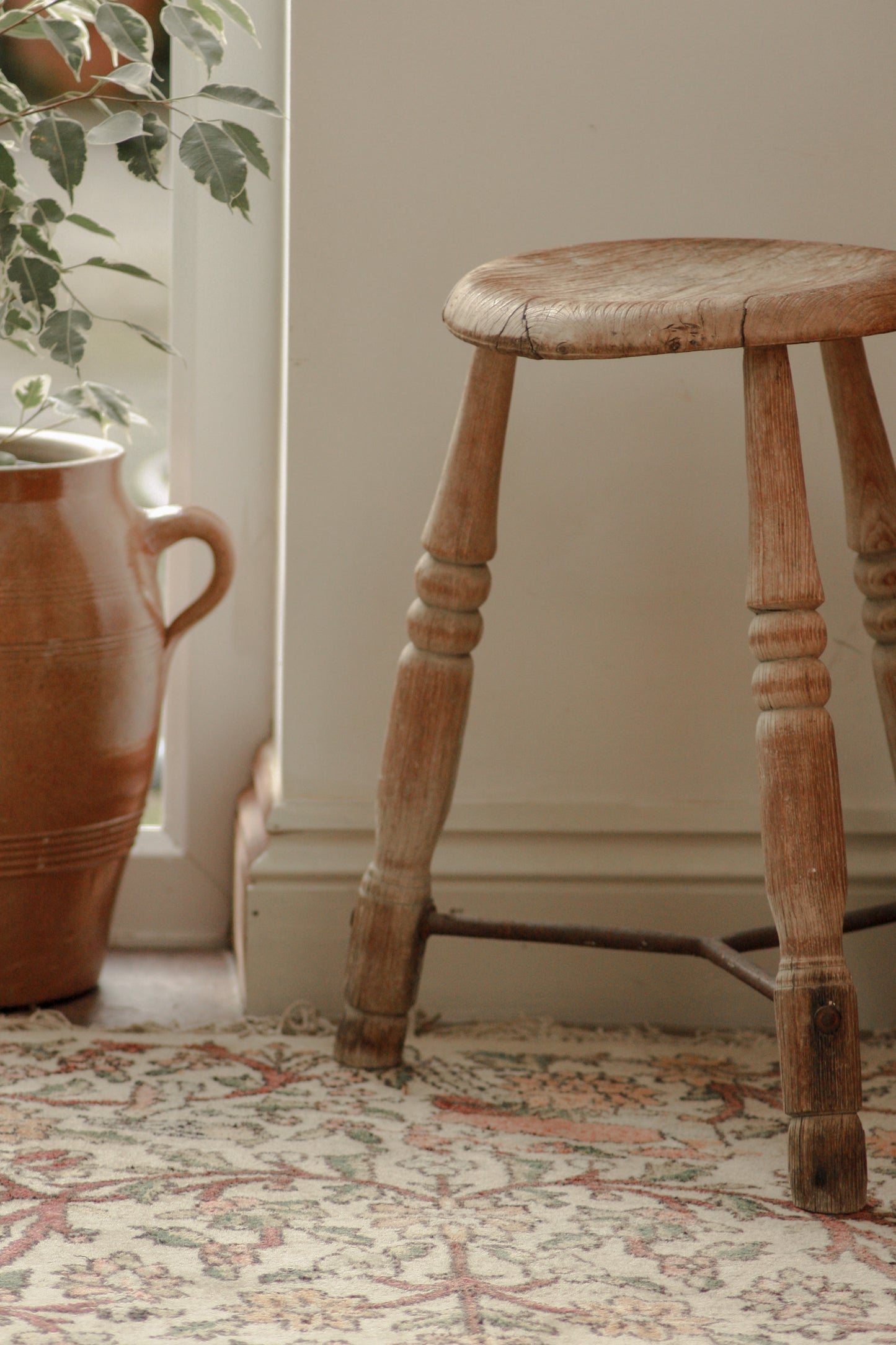Vintage rustic stool