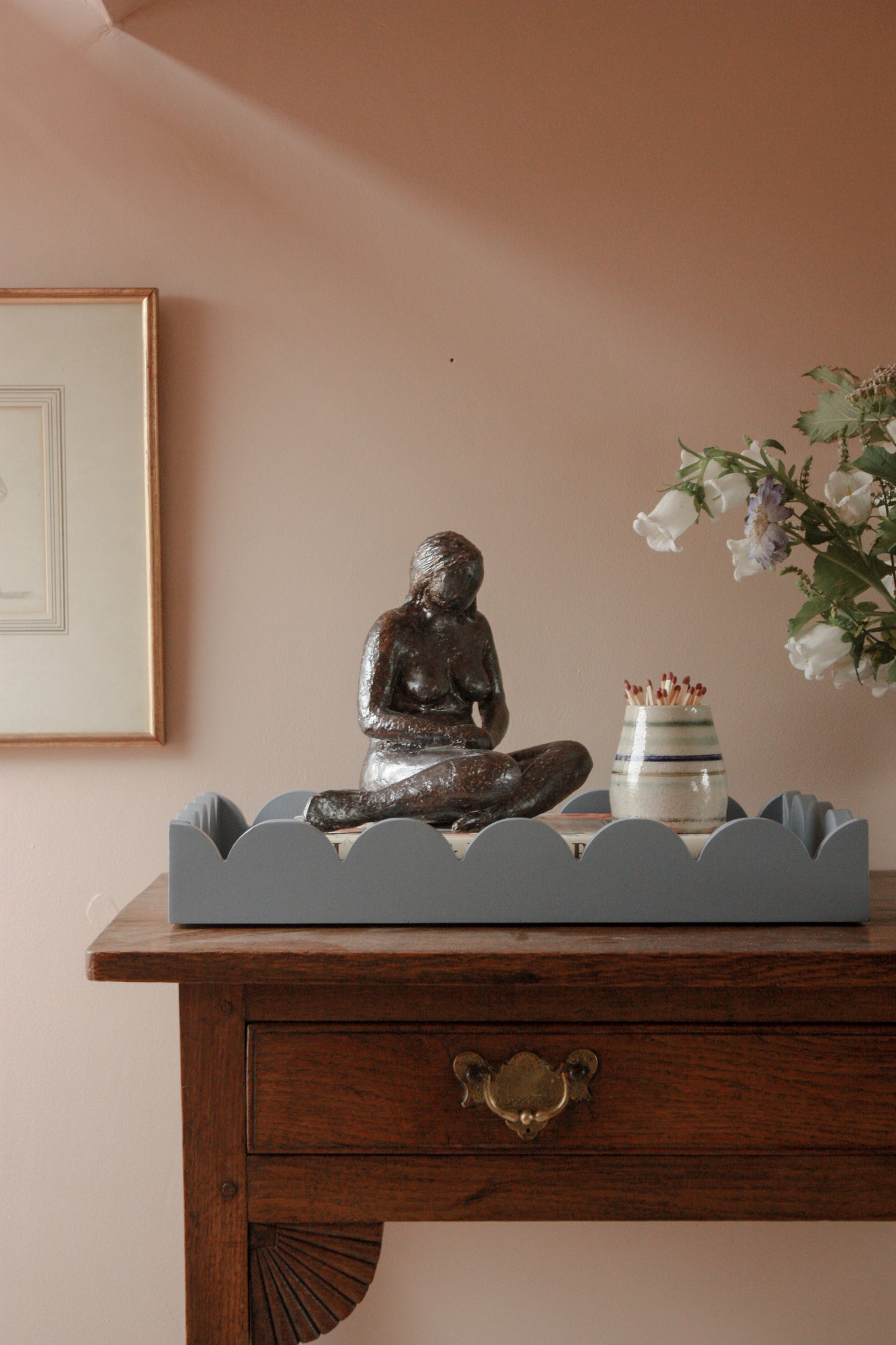 Vintage art pottery sculpture - “Acceptance”