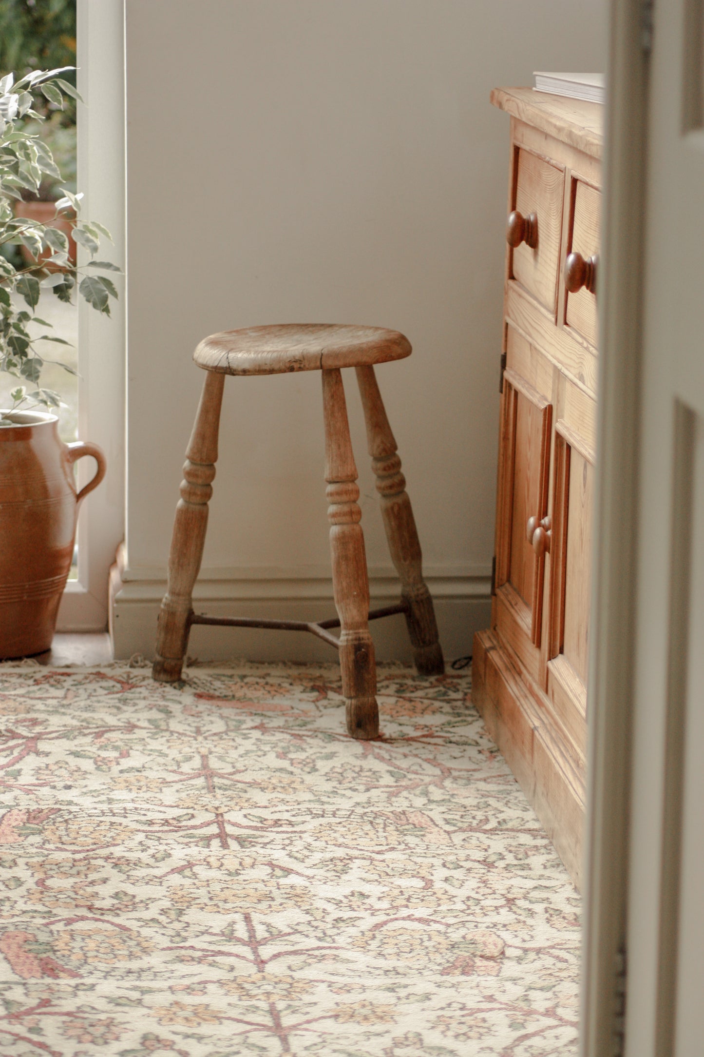 Vintage rustic stool