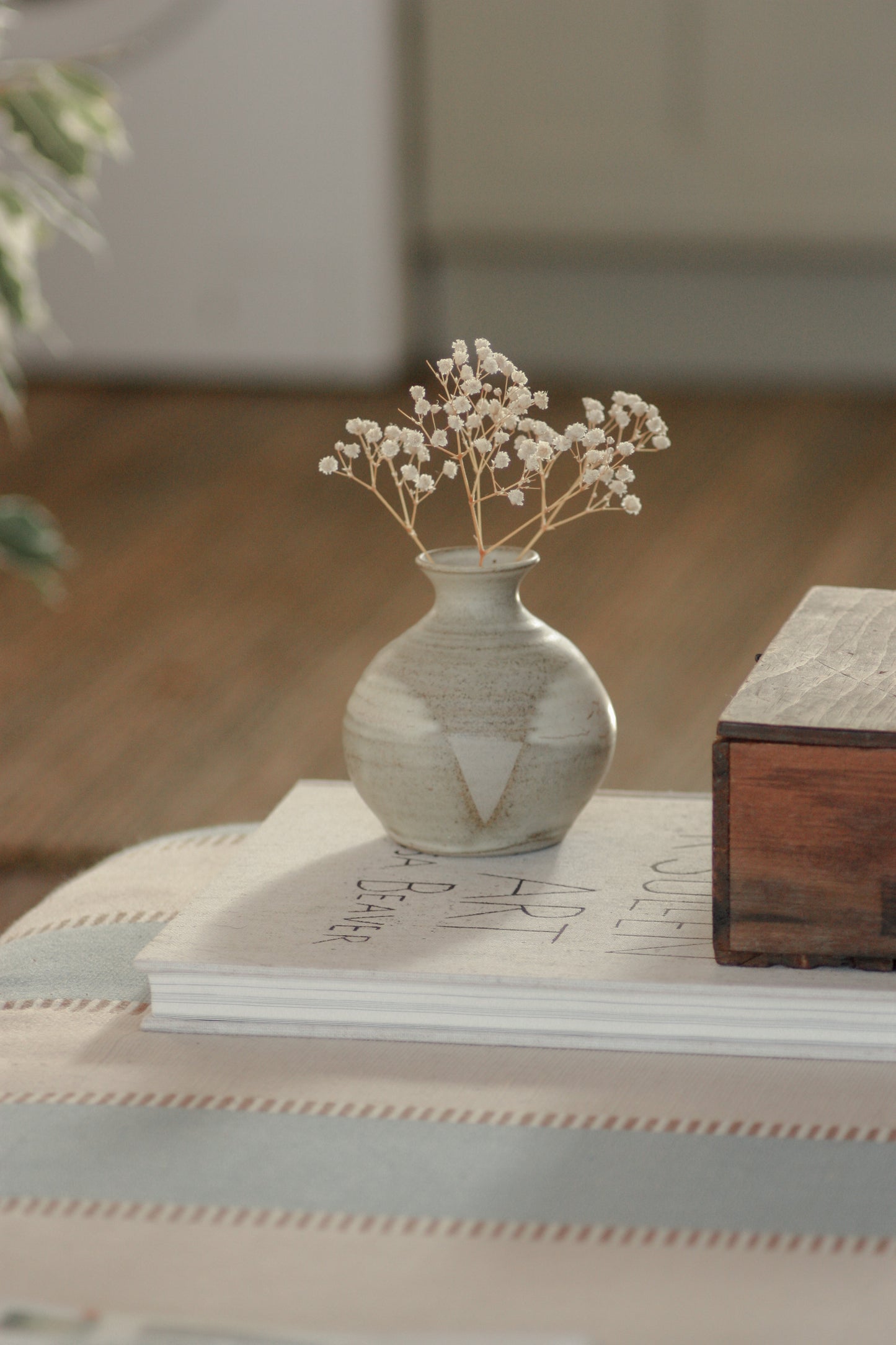 Studio pottery bud vase