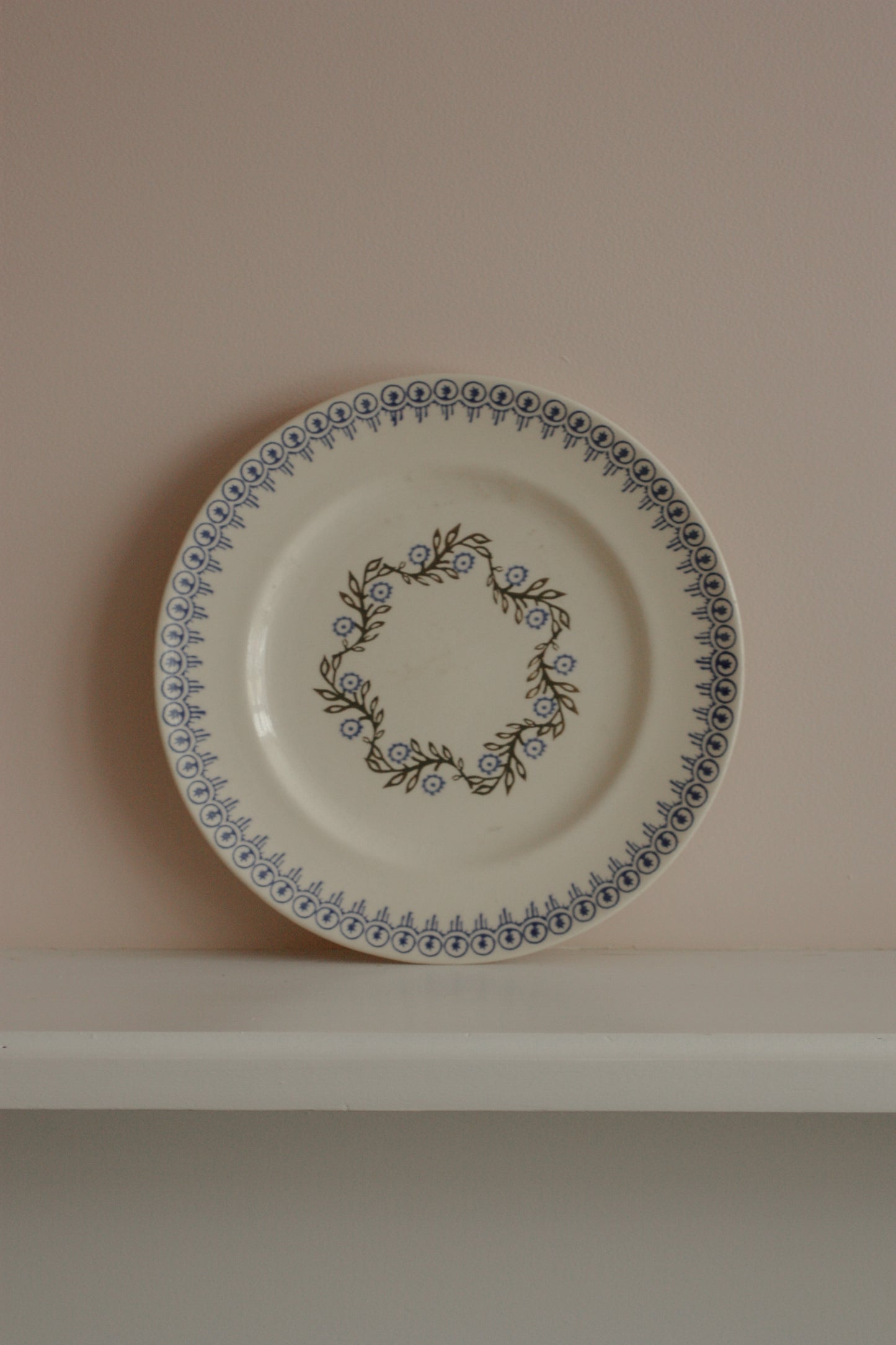 Vintage ceramic plate