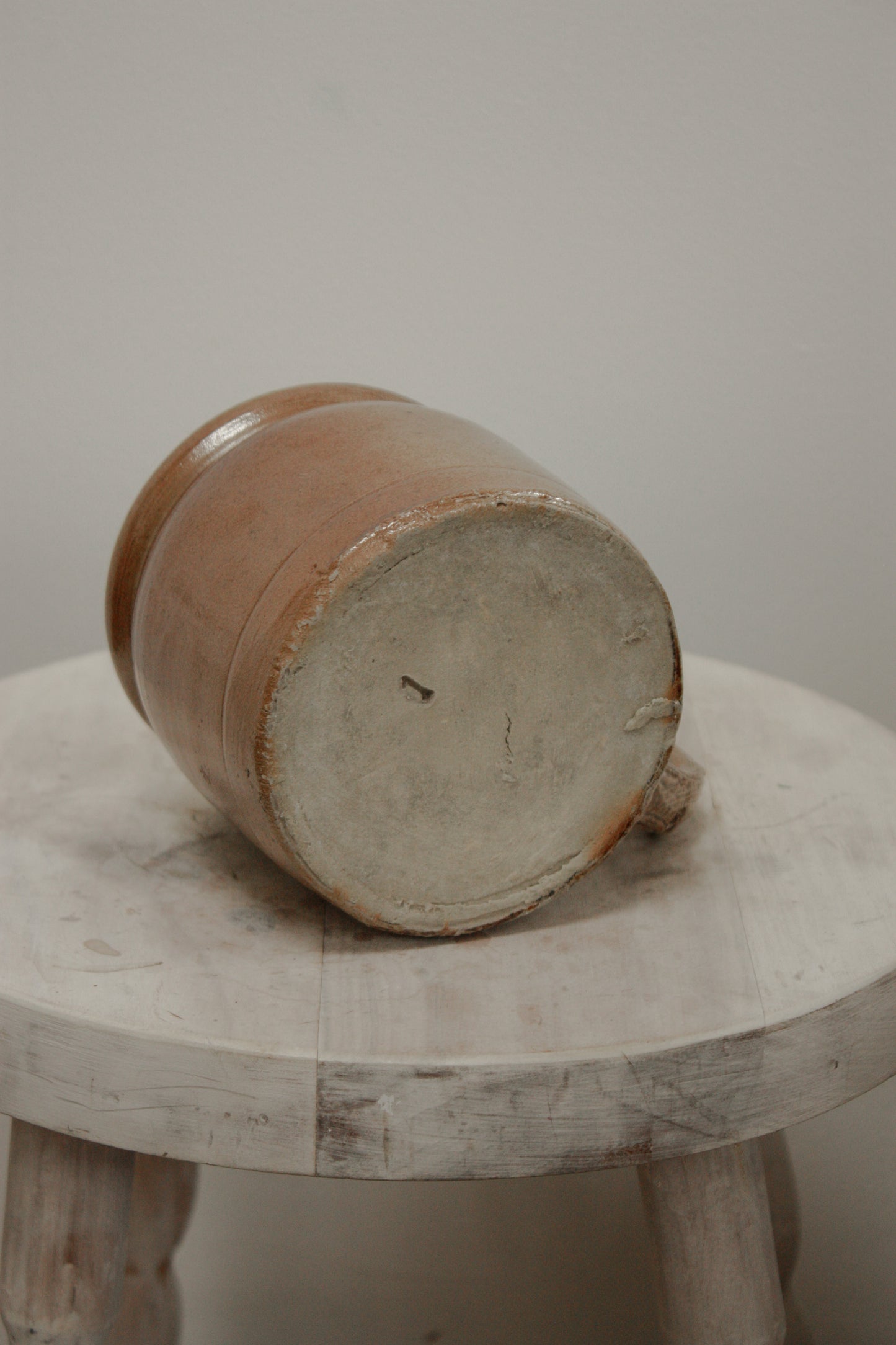 Vintage French stoneware confit - small size