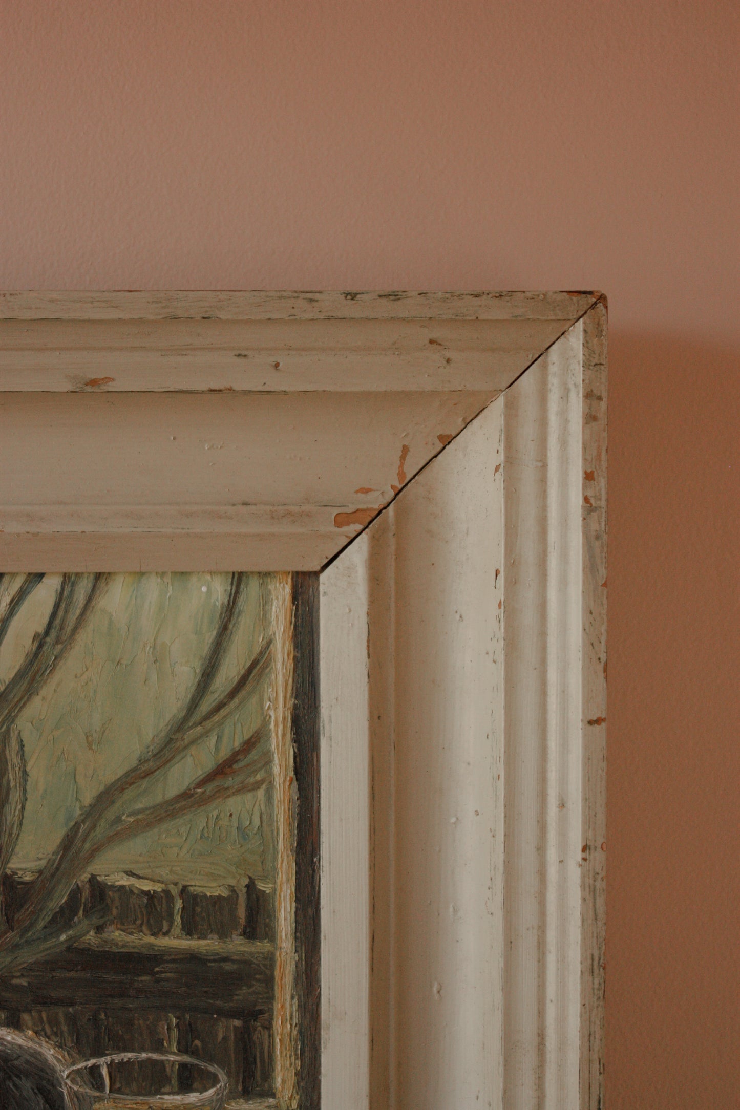 Vintage framed oil on board by Elizabeth Gibbard