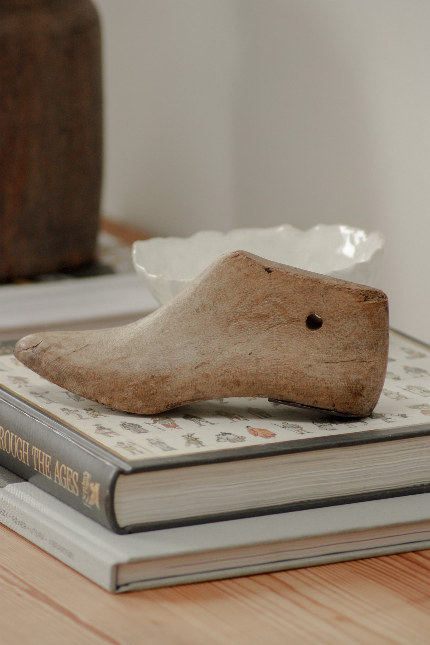 Vintage child’s wooden shoe last