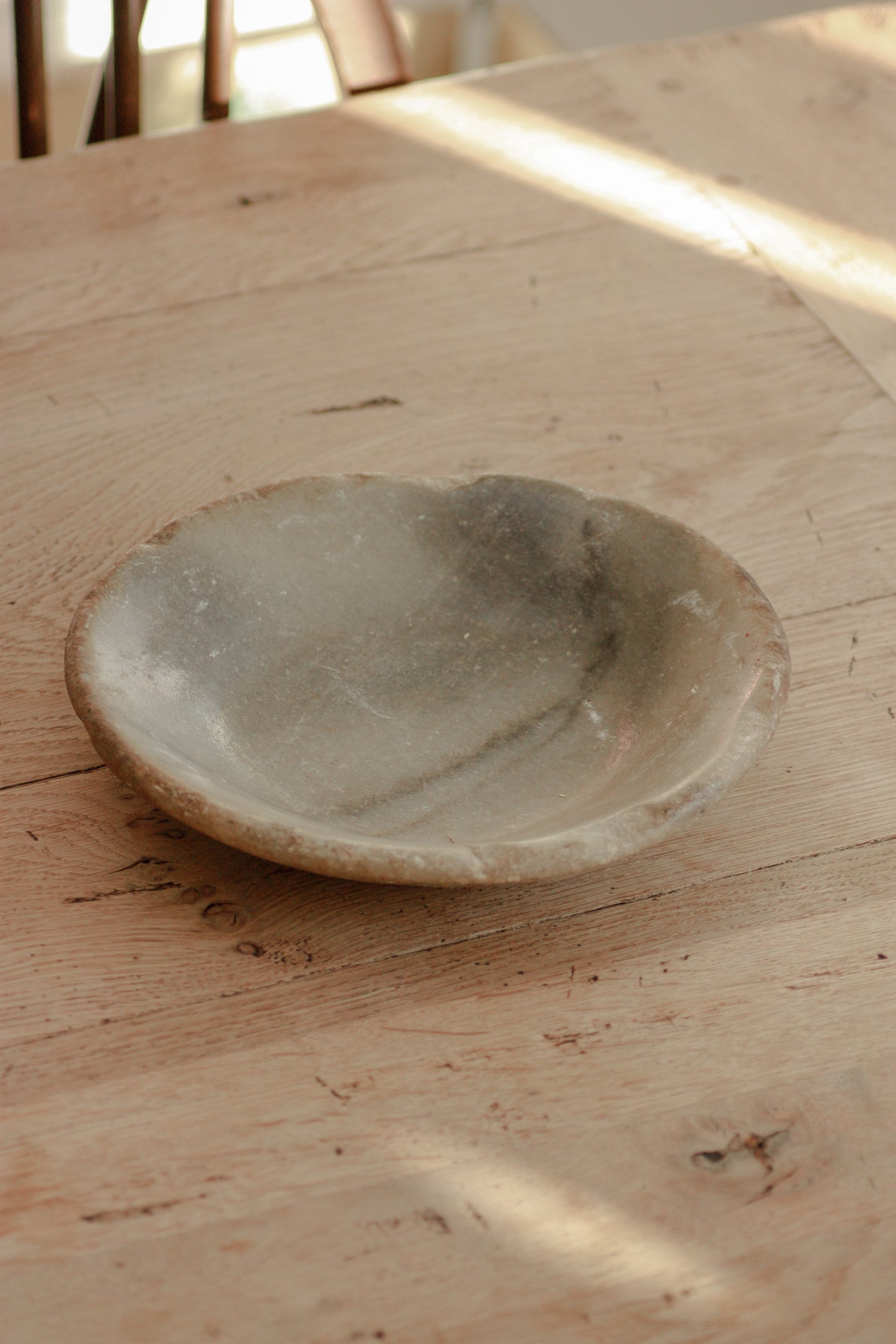 Vintage rustic stone bowl