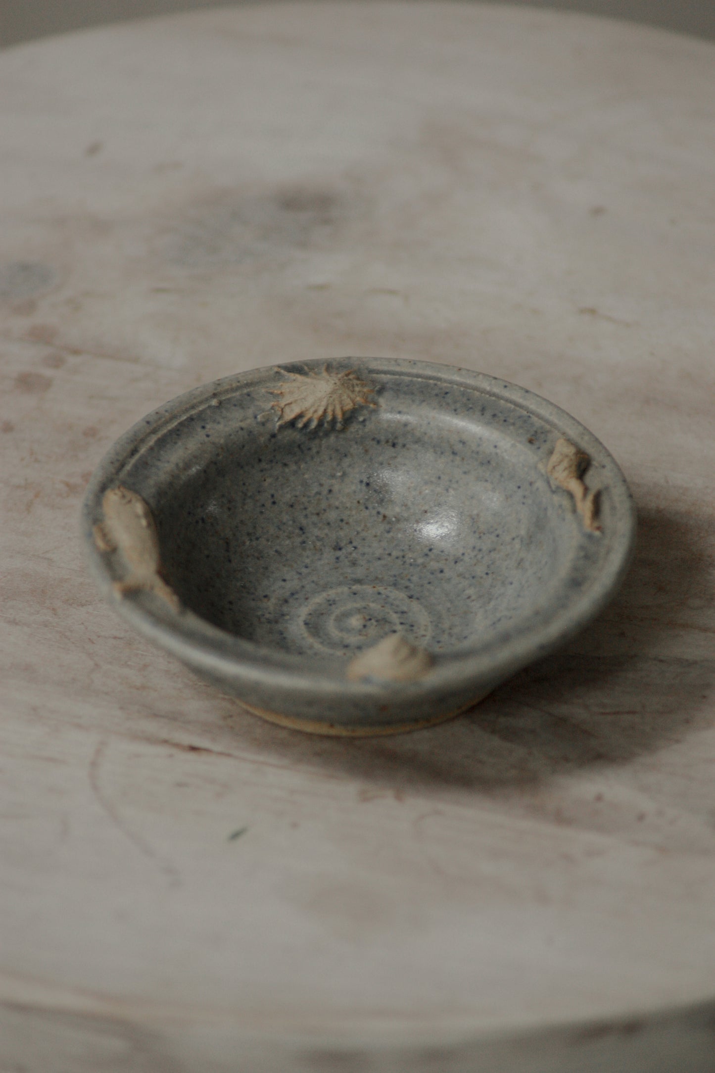 Studio pottery "rock pool" dish