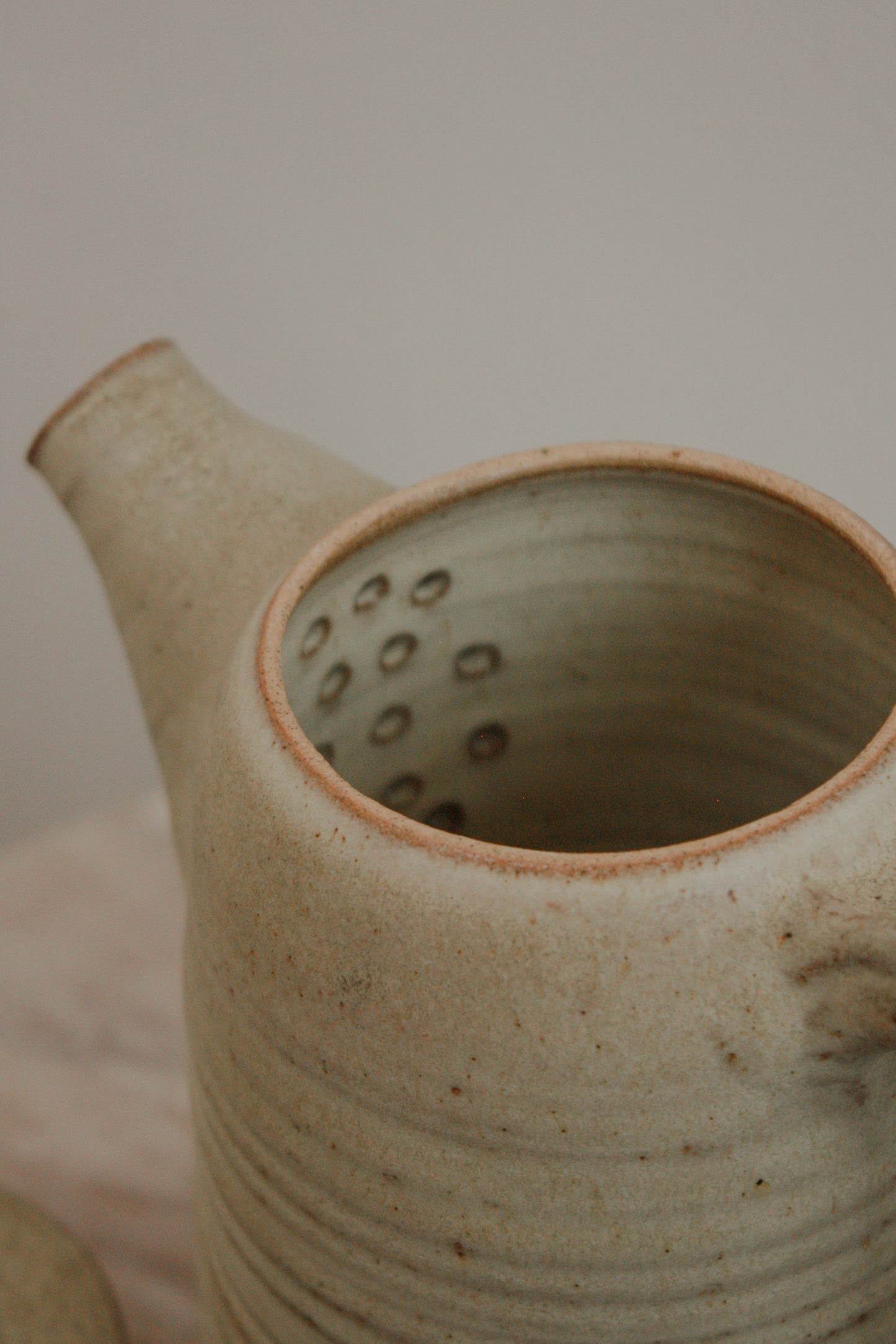 Vintage studio pottery coffee pot