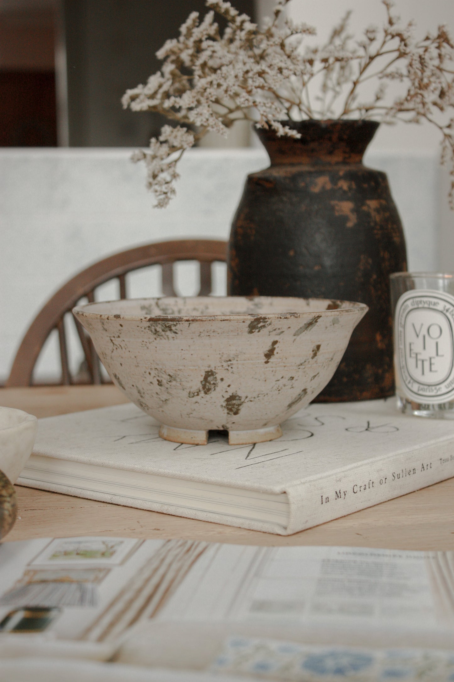 Vintage studio pottery bowl
