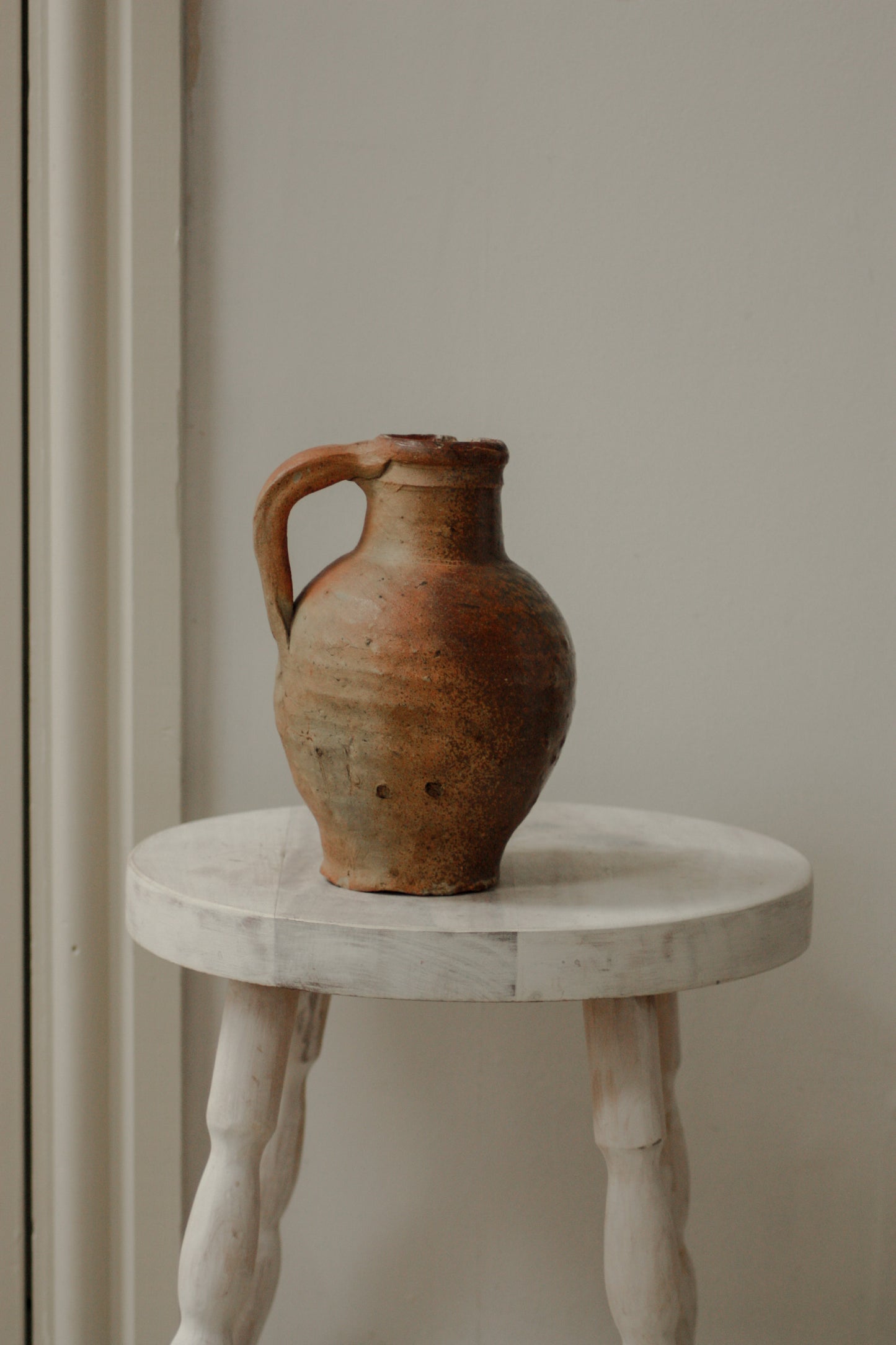 Vintage French earthenware pitcher