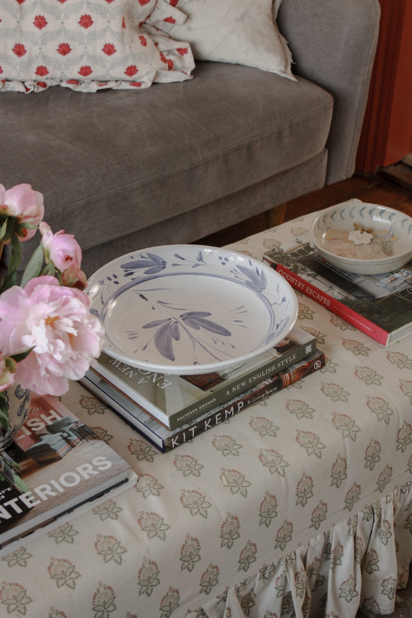 Vintage hand painted bowl