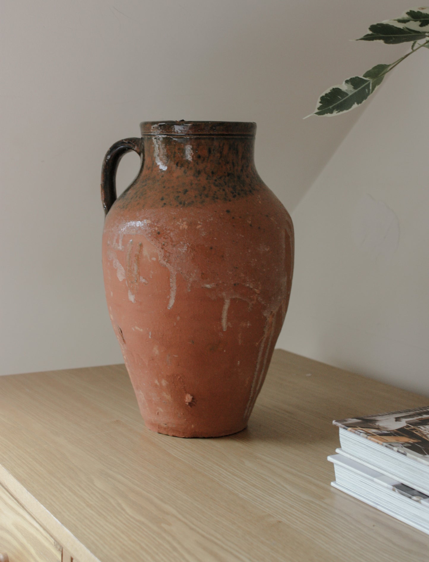 Vintage rustic Turkish pot