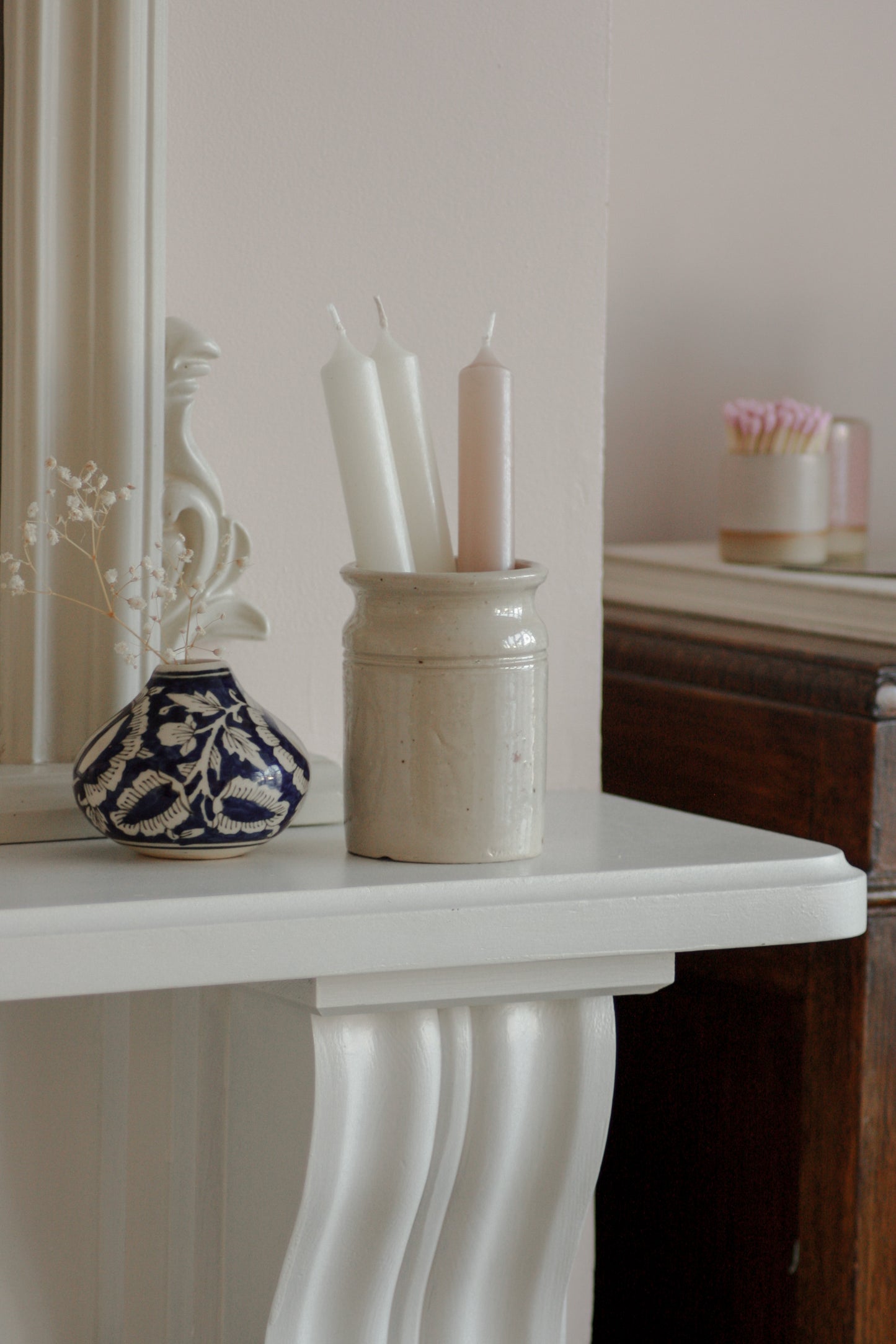 Vintage stoneware jar