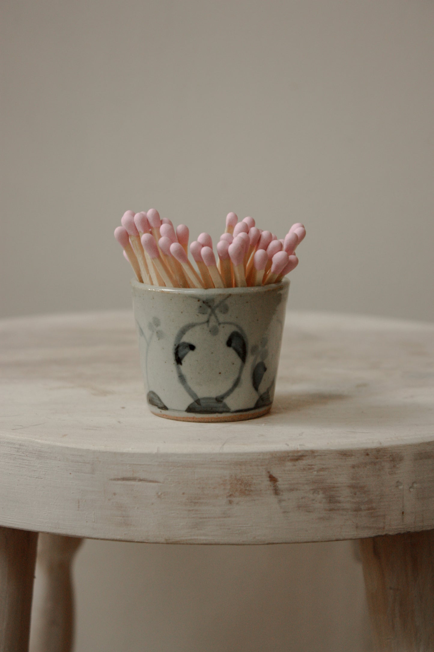 Vintage ceramic match pot