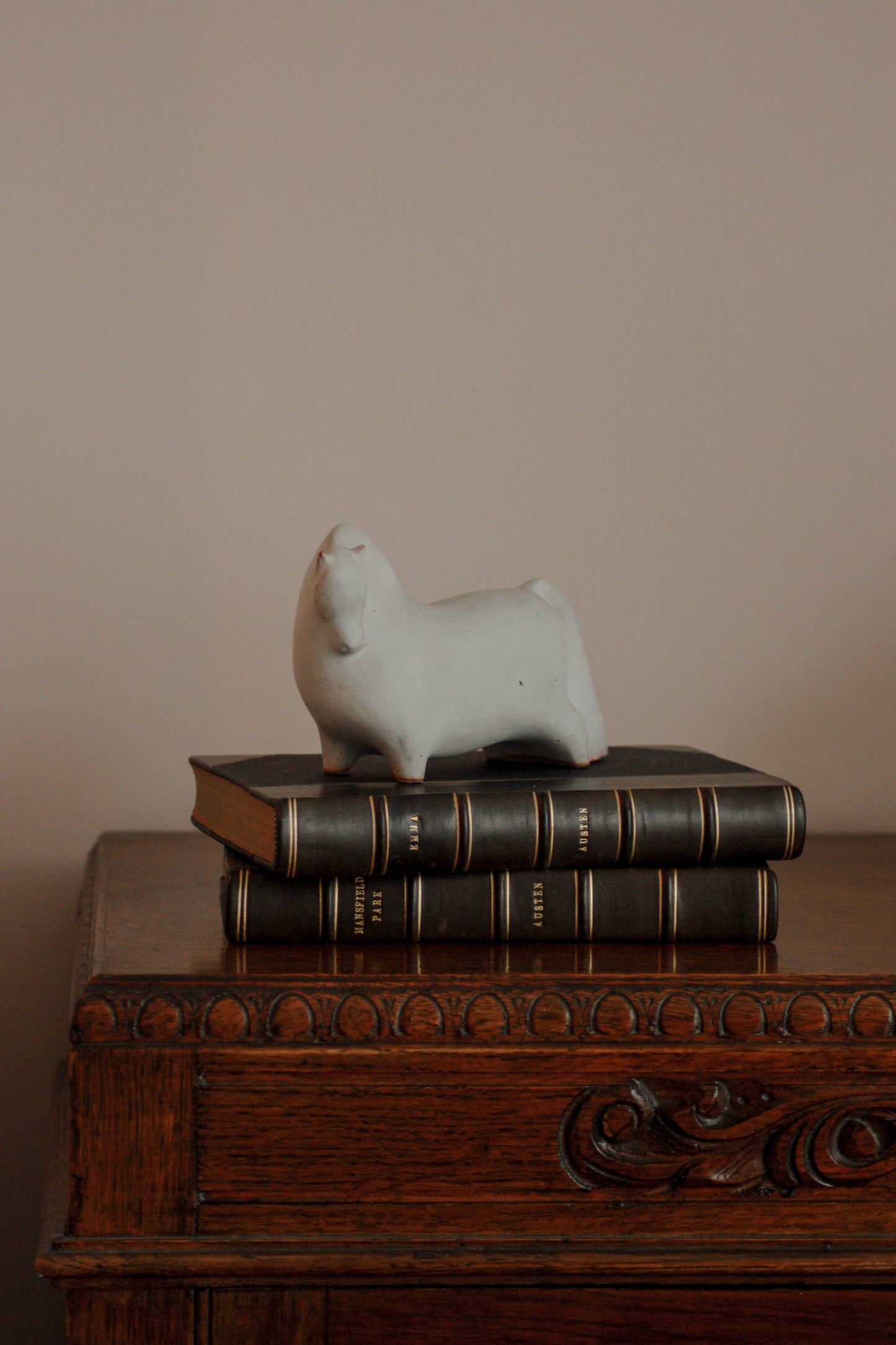 Vintage Scottish Shetland pony studio pottery sculpture