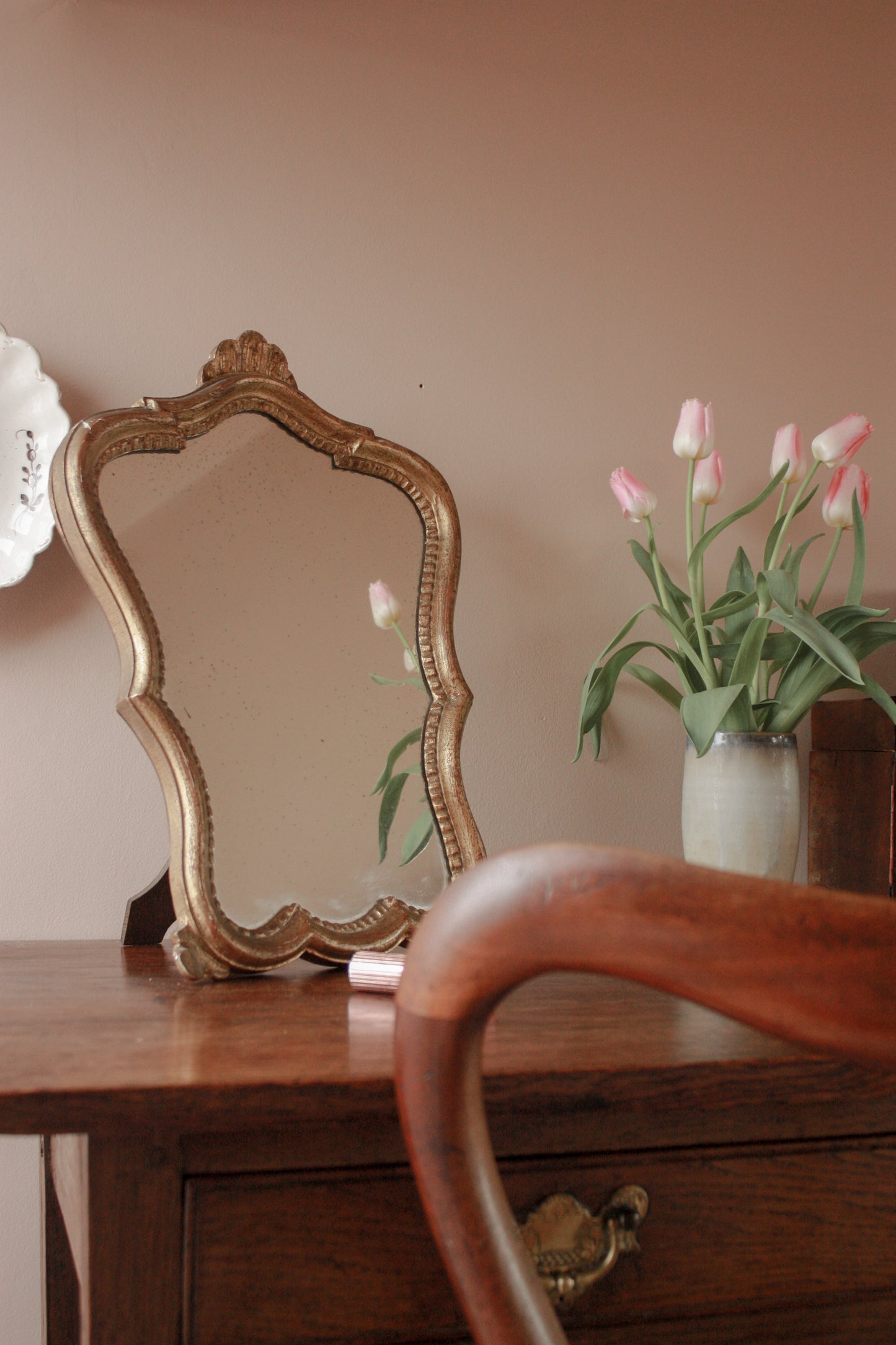Vintage tabletop mirror