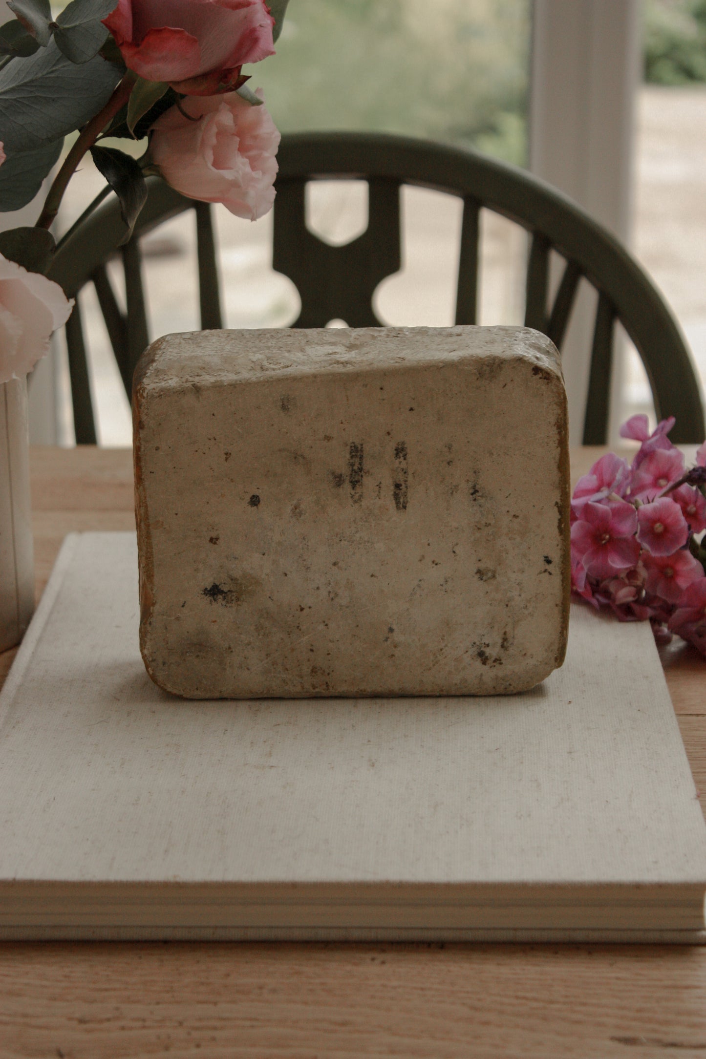 20th Century stone lithographic printing block