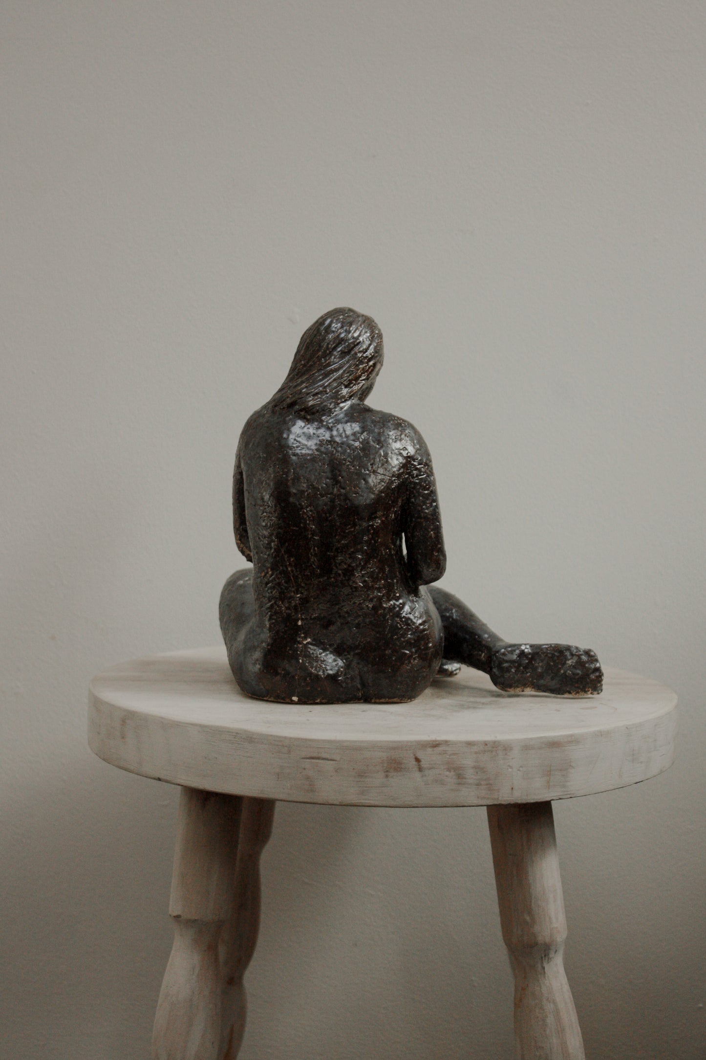 Vintage art pottery sculpture - “Acceptance”