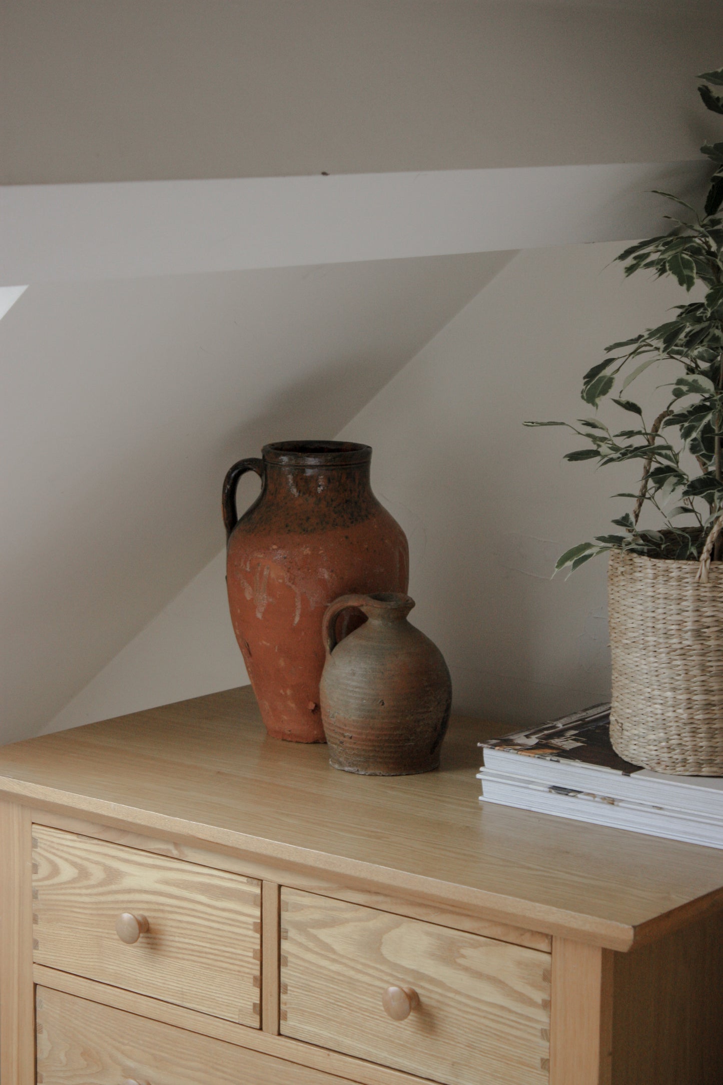 Vintage rustic Turkish pot