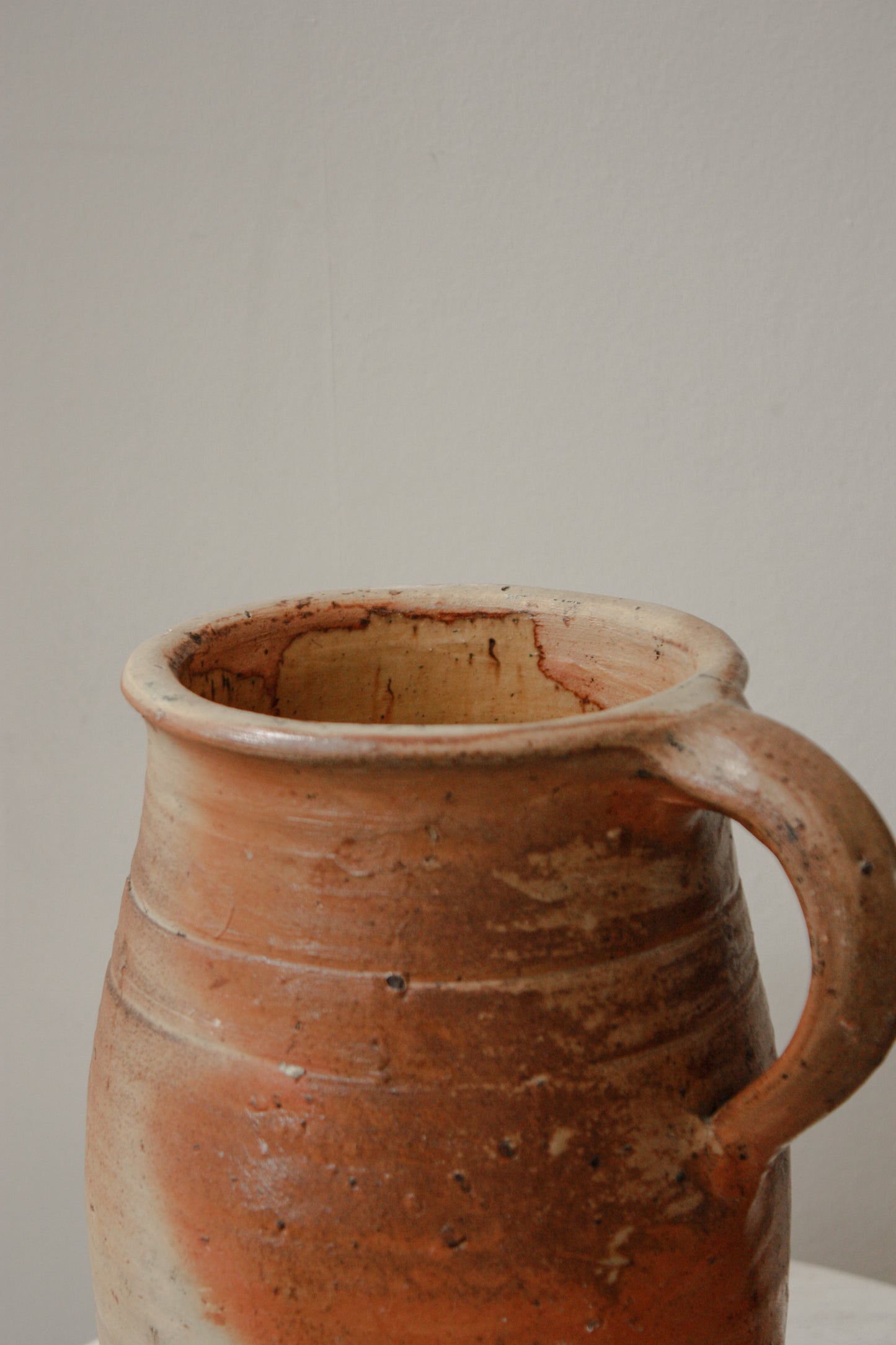 Vintage French earthenware pot
