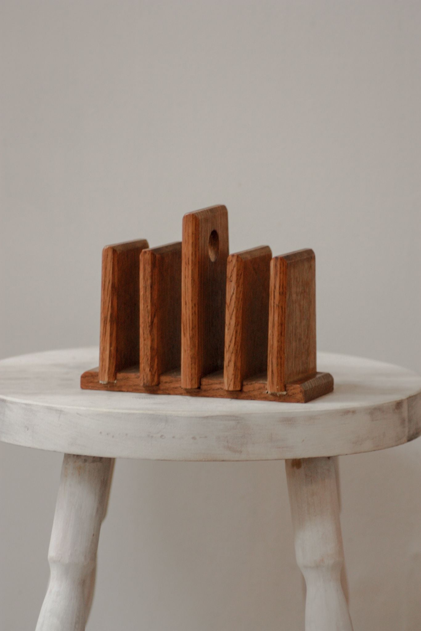 Vintage wooden letter / stationery rack