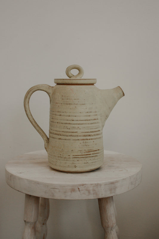 Vintage studio pottery coffee pot
