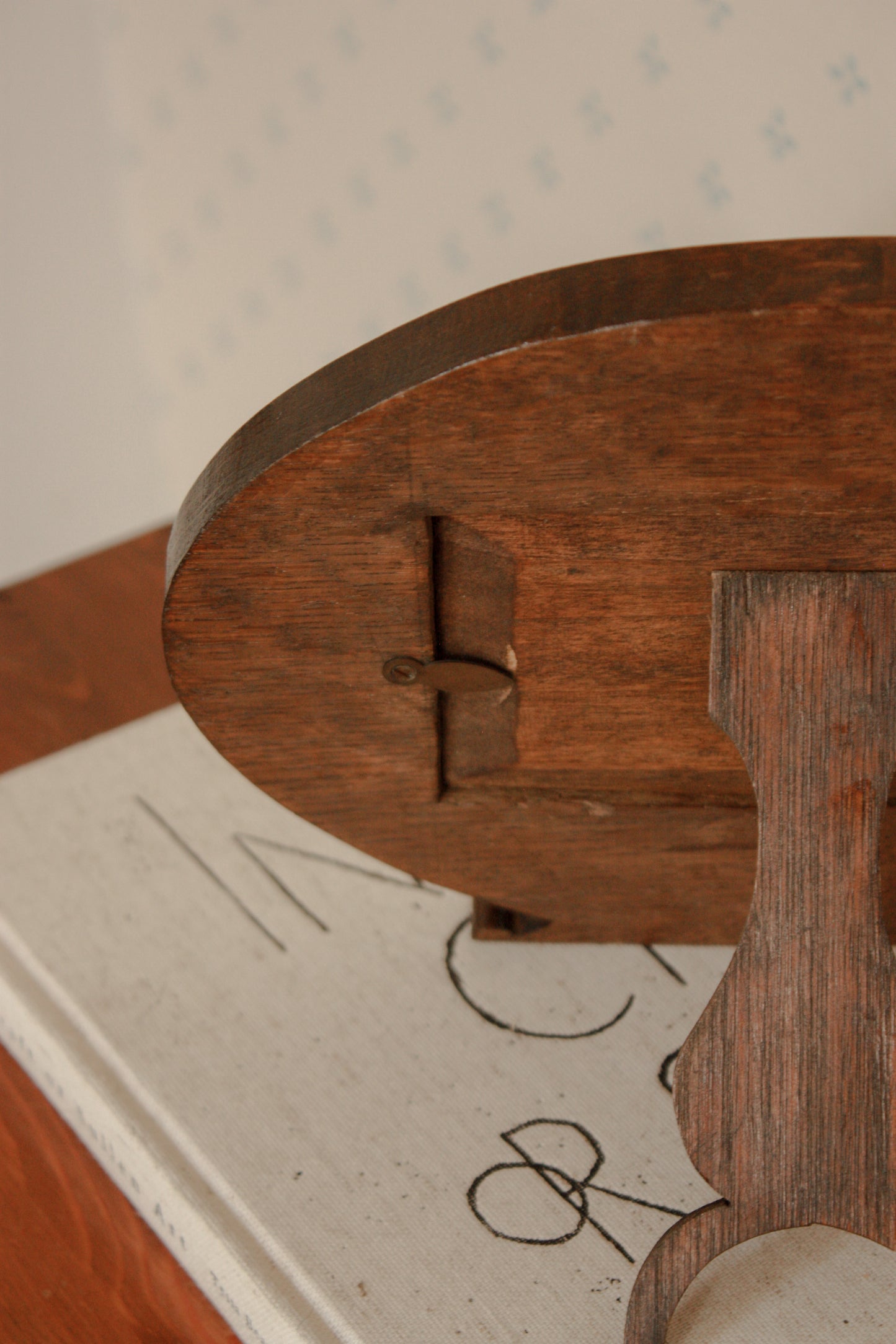 Vintage carved wooden photo frame