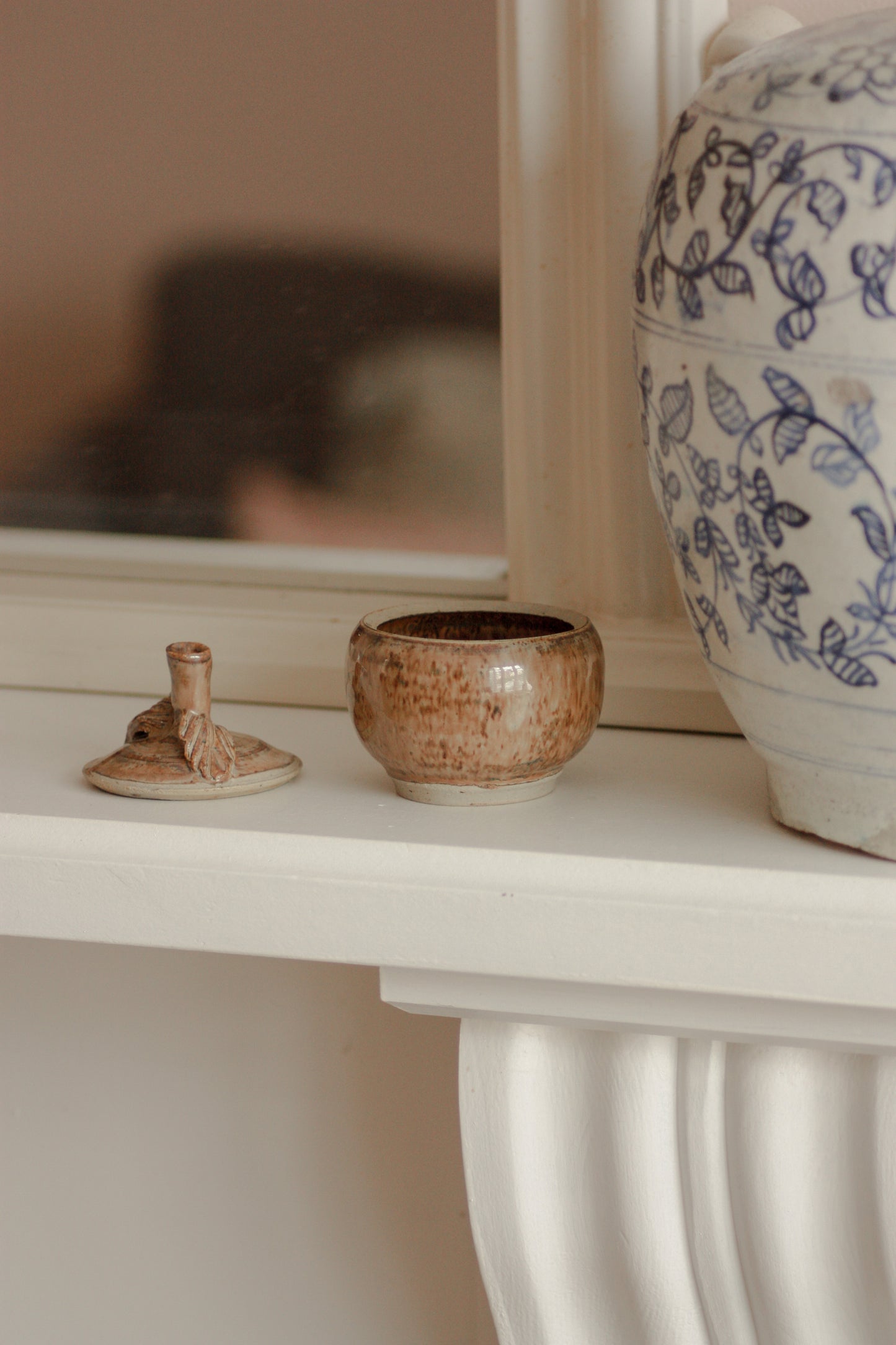 Vintage studio pottery pomme pot